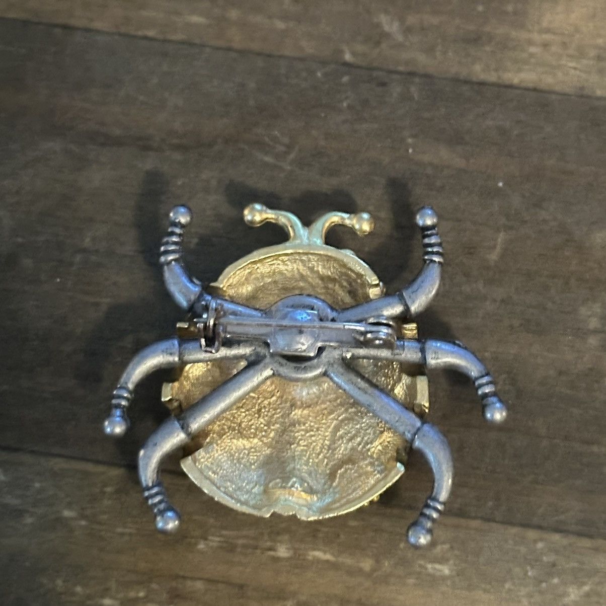 Vintage Vintage Jonette Jewelry two tone ladybug beetle brooch Size ONE SIZE - 2 Thumbnail