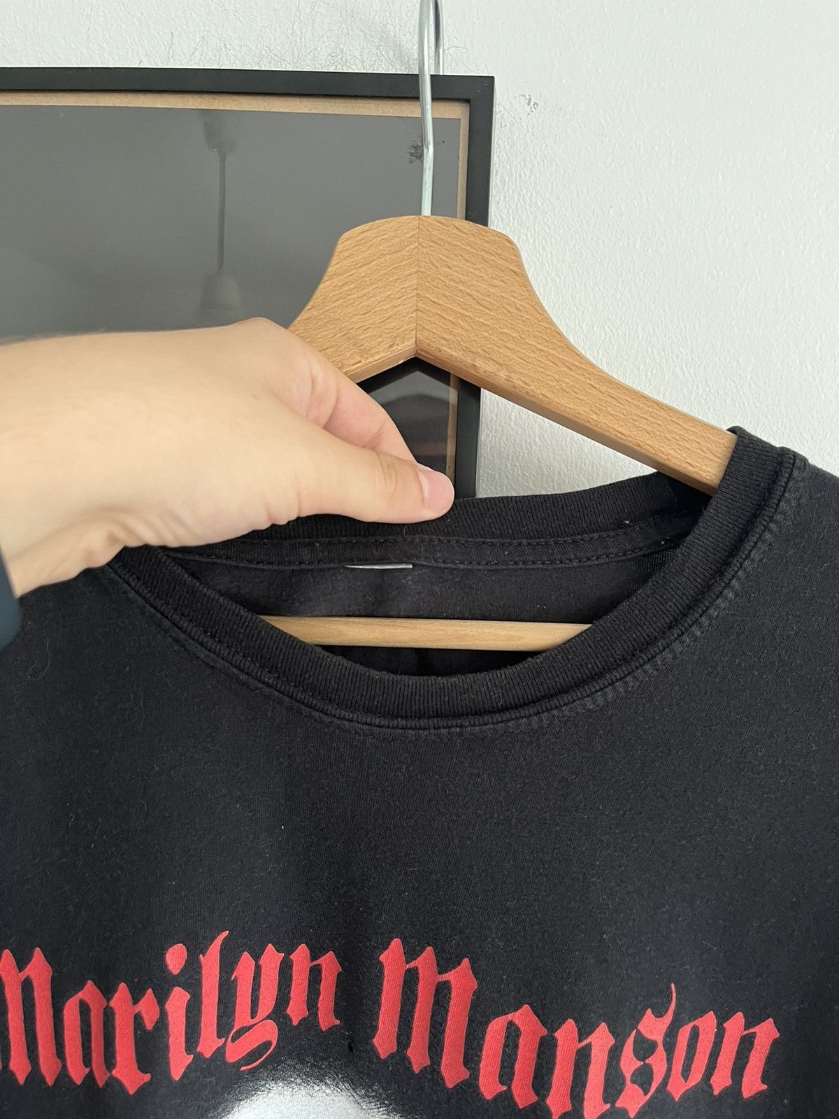 Marilyn Manson × Vintage Vintage Marilyn Manson big face tee Size US M / EU 48-50 / 2 - 4 Thumbnail