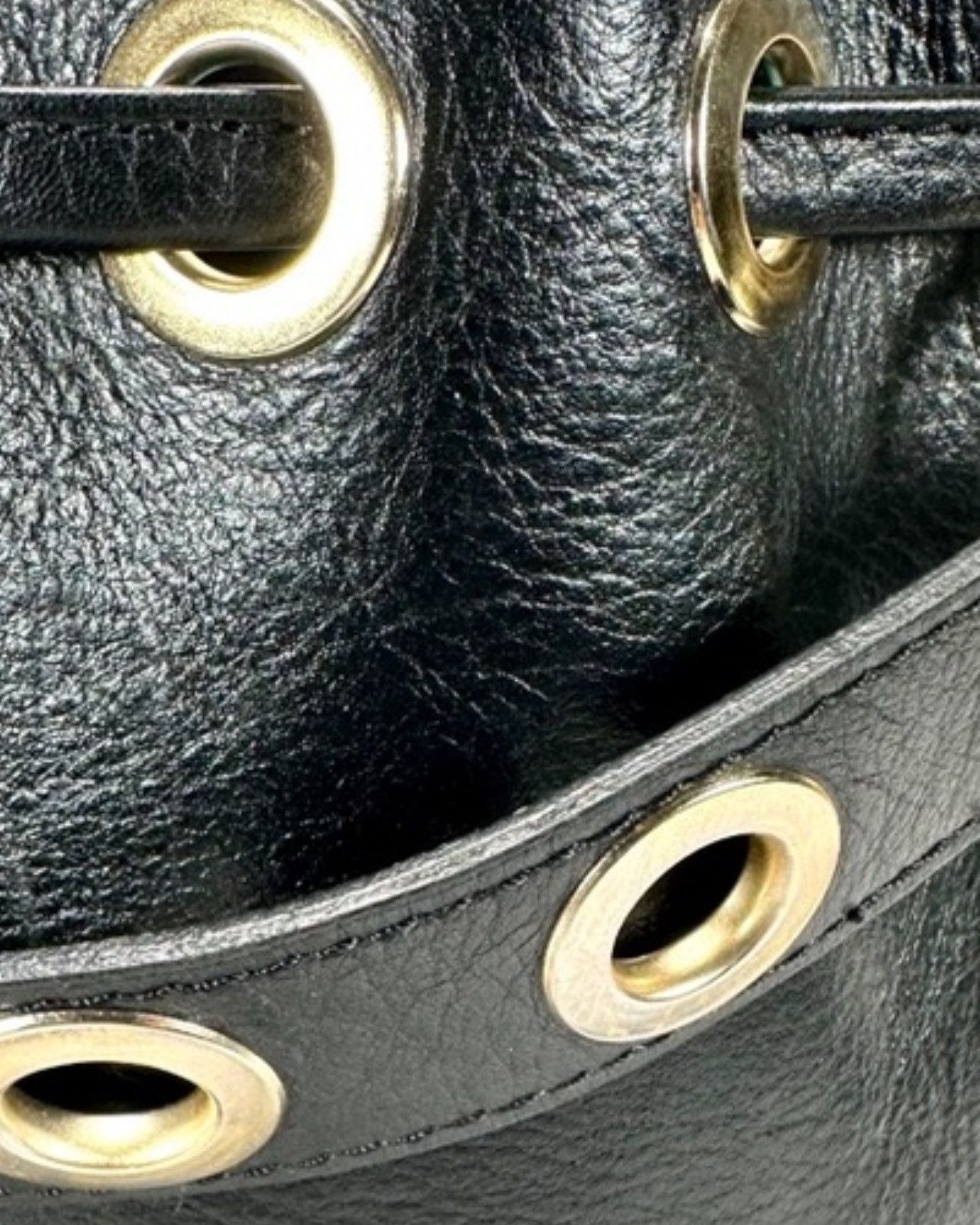 House of Harlow NWT House of Harlow Rare Black Leather Bucket Crossbody Bag Size ONE SIZE - 8 Thumbnail