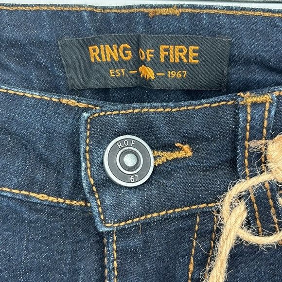 Ring Of Fire Ring of Fire Slim Fit Dark Wash Jeans Men’s 30” x 30” Blue Size US 30 / EU 46 - 3 Thumbnail