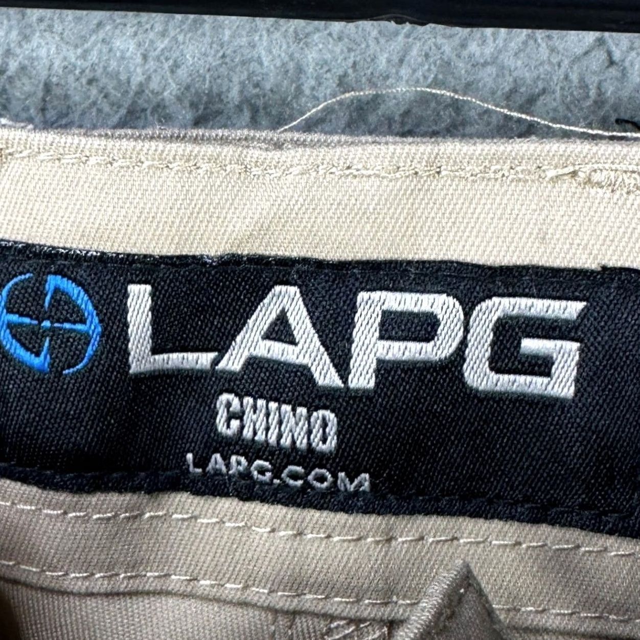 Vintage LAPG Terrain Flex Chino Pants 40X32 Tan Khaki Flat Front Straight Leg Casual Mens Pants Size US 40 / EU 56 - 5 Thumbnail
