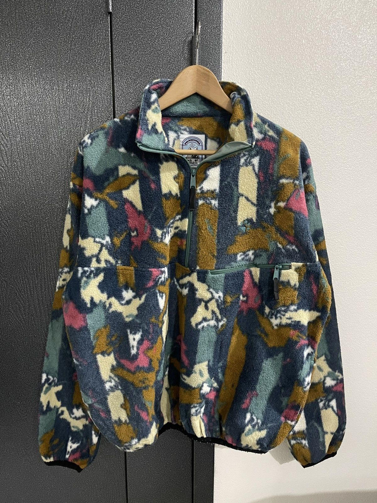 Jack Wolfskin Vintage Jack Wolfskin Fleece Half Zipper Jacket Size US L / EU 52-54 / 3 - 1 Thumbnail