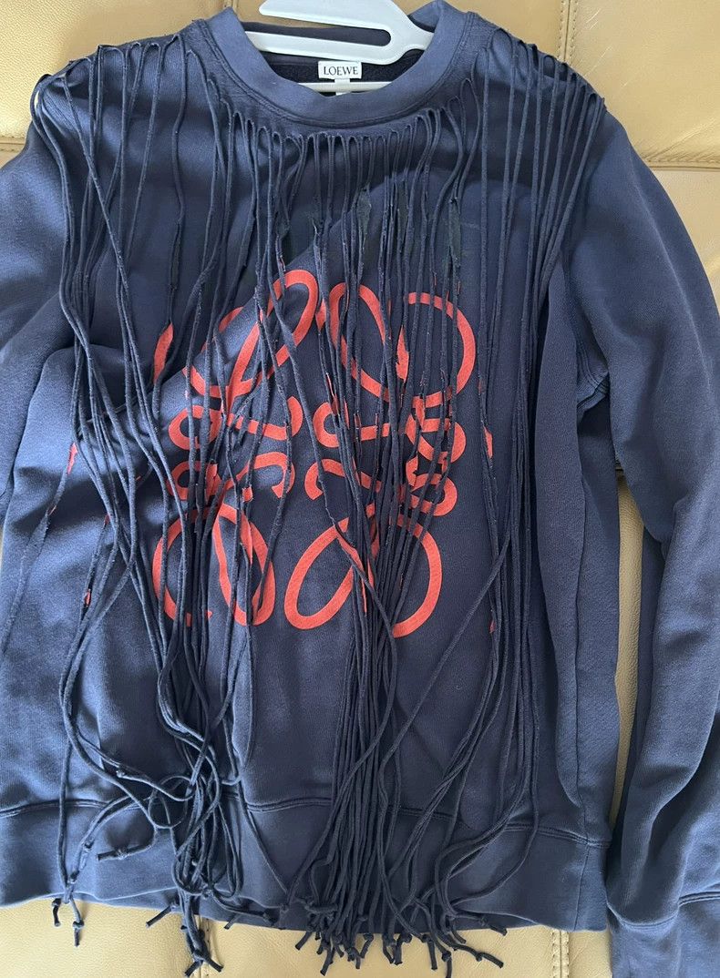 Loewe Loewe Fringed Sweatshirt in Good Condition- DMC Size US M / EU 48-50 / 2 - 1 Thumbnail