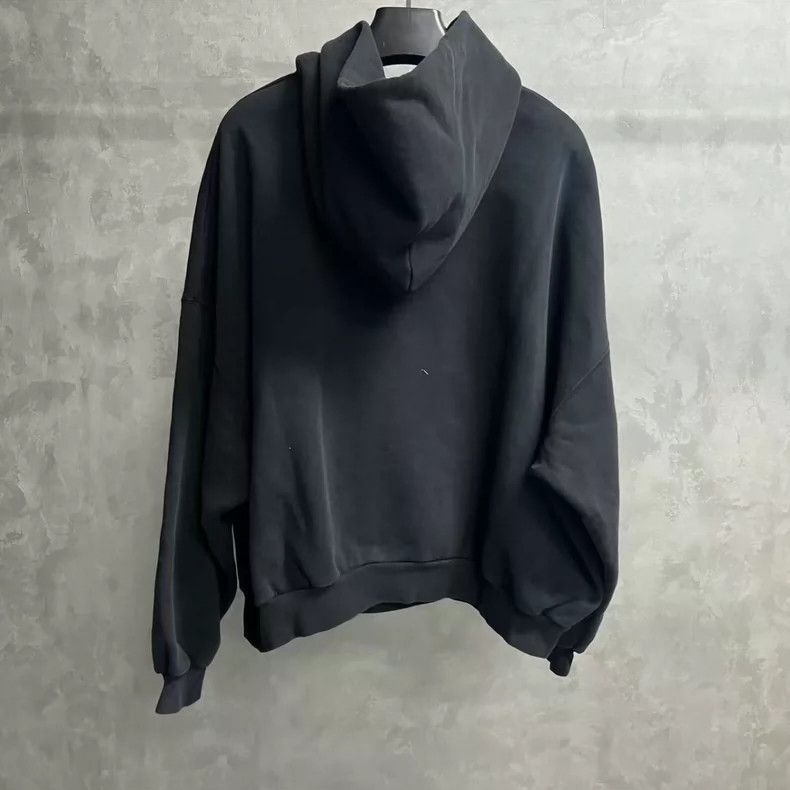 Balenciaga Balenciaga Black logo monogram printed hoodie Size US M / EU 48-50 / 2 - 2 Thumbnail