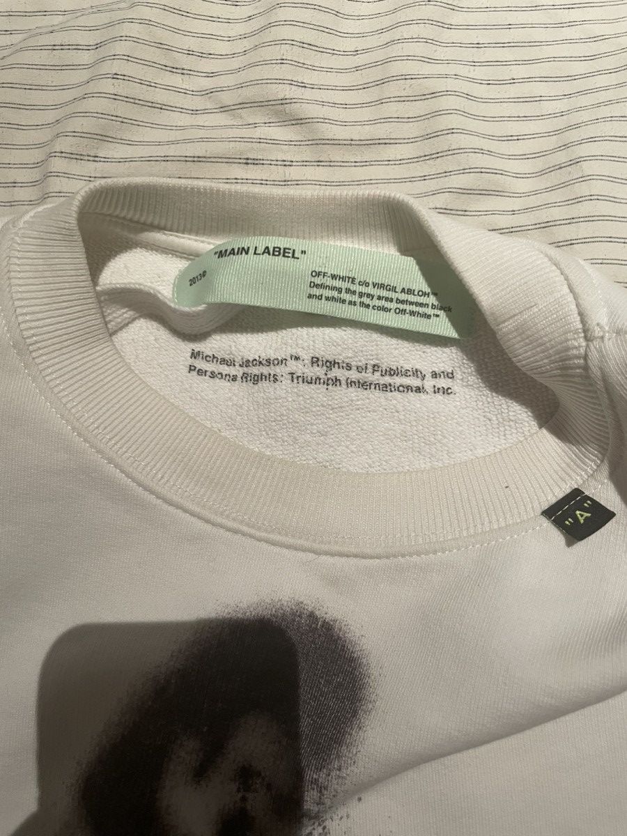 Off-White × Virgil Abloh Off-White Michael Jackson ILLUSIONS Airbrush Sweater Size US XS / EU 42 / 0 - 2 Thumbnail