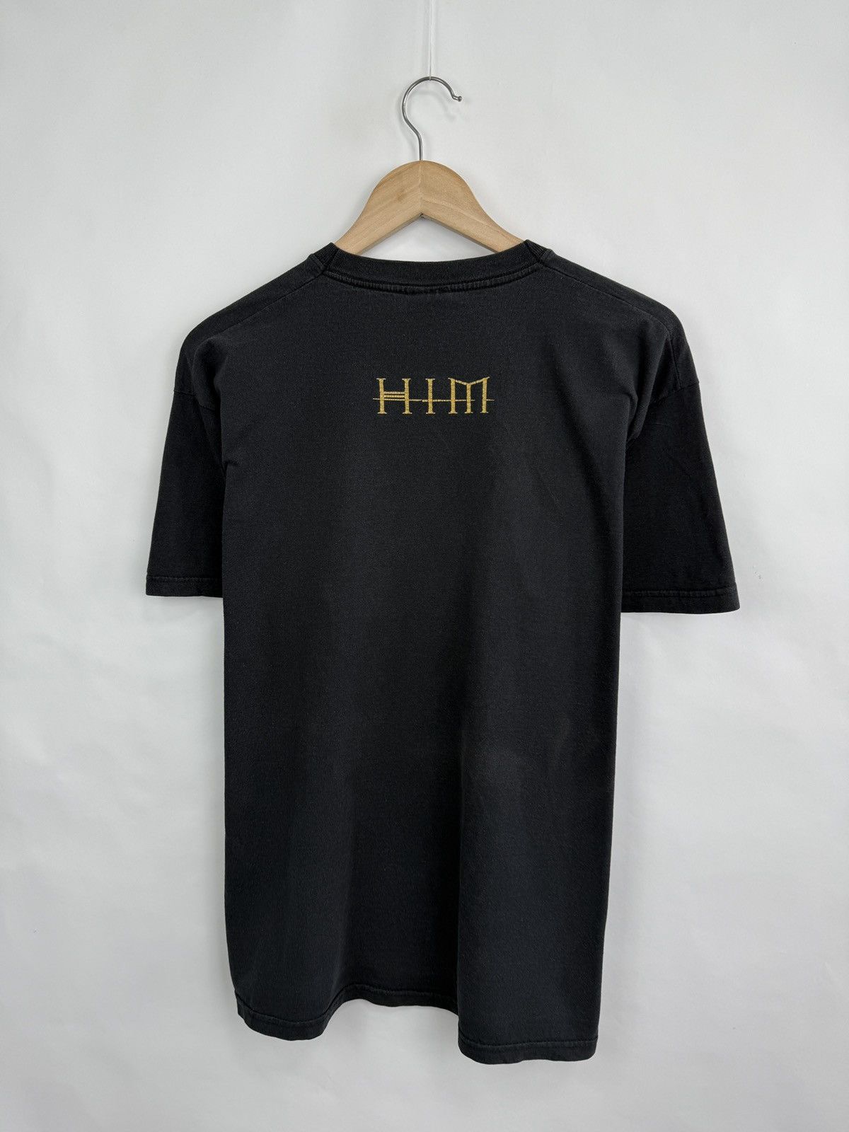 Band Tees Vintage 90s HIM Heartagram T-Shirt Band Metal Rare Retro Y2K Size US M / EU 48-50 / 2 - 7 Thumbnail