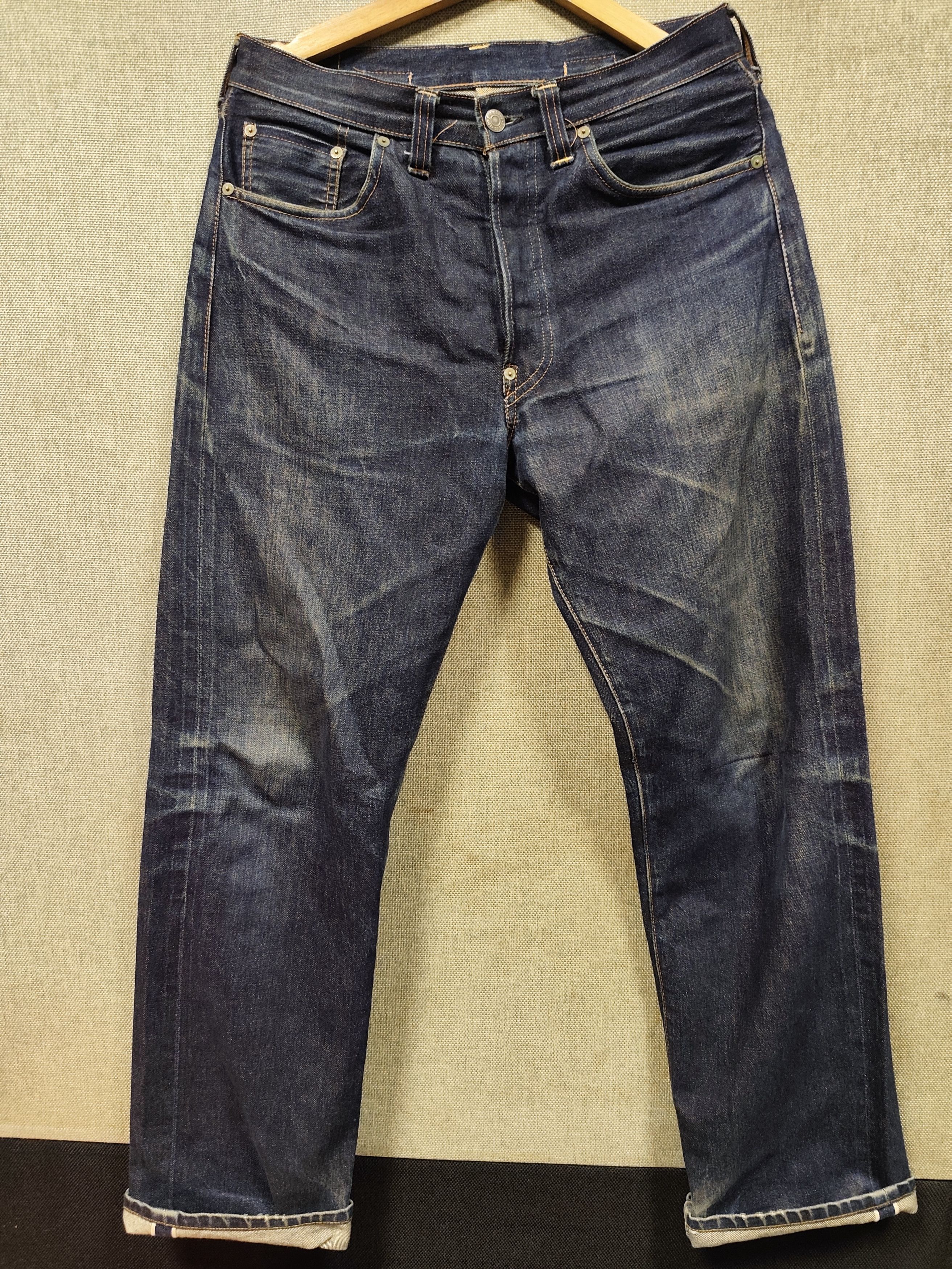 Levi's Vintage Levi's 501xx buckle back dark blue denim jeans Size US 32 / EU 48 - 2 Thumbnail