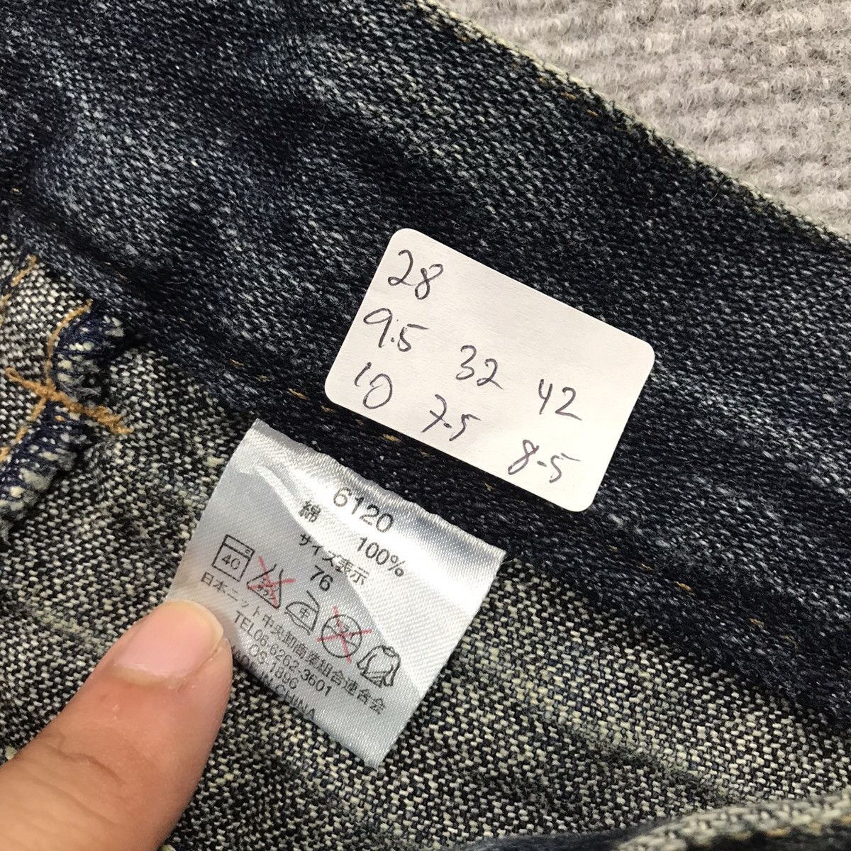 Japanese Brand FLARE🔥RIPPED DISTRESSED JAPANESE STYLE DENIM PANTS 154 Size US 28 / EU 44 - 14 Thumbnail