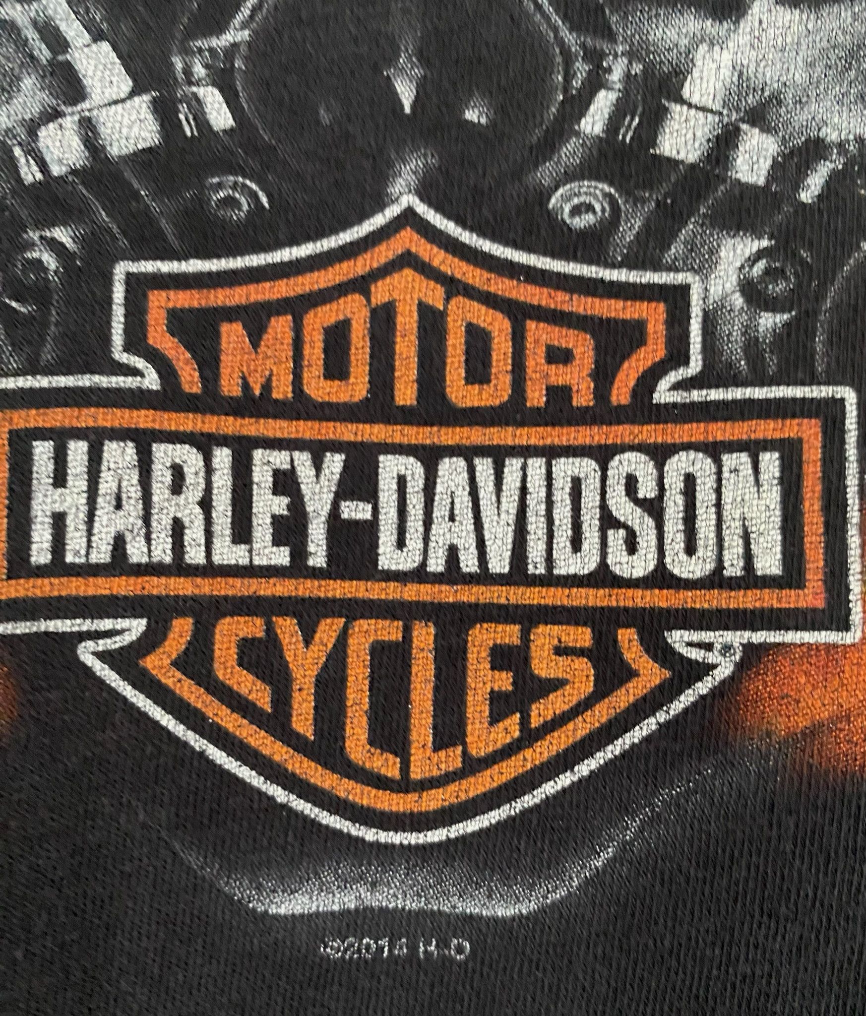Harley Davidson Harley Davidson Biker Skull Flames Sleeveless T-Shirt XL Size US XL / EU 56 / 4 - 5 Thumbnail