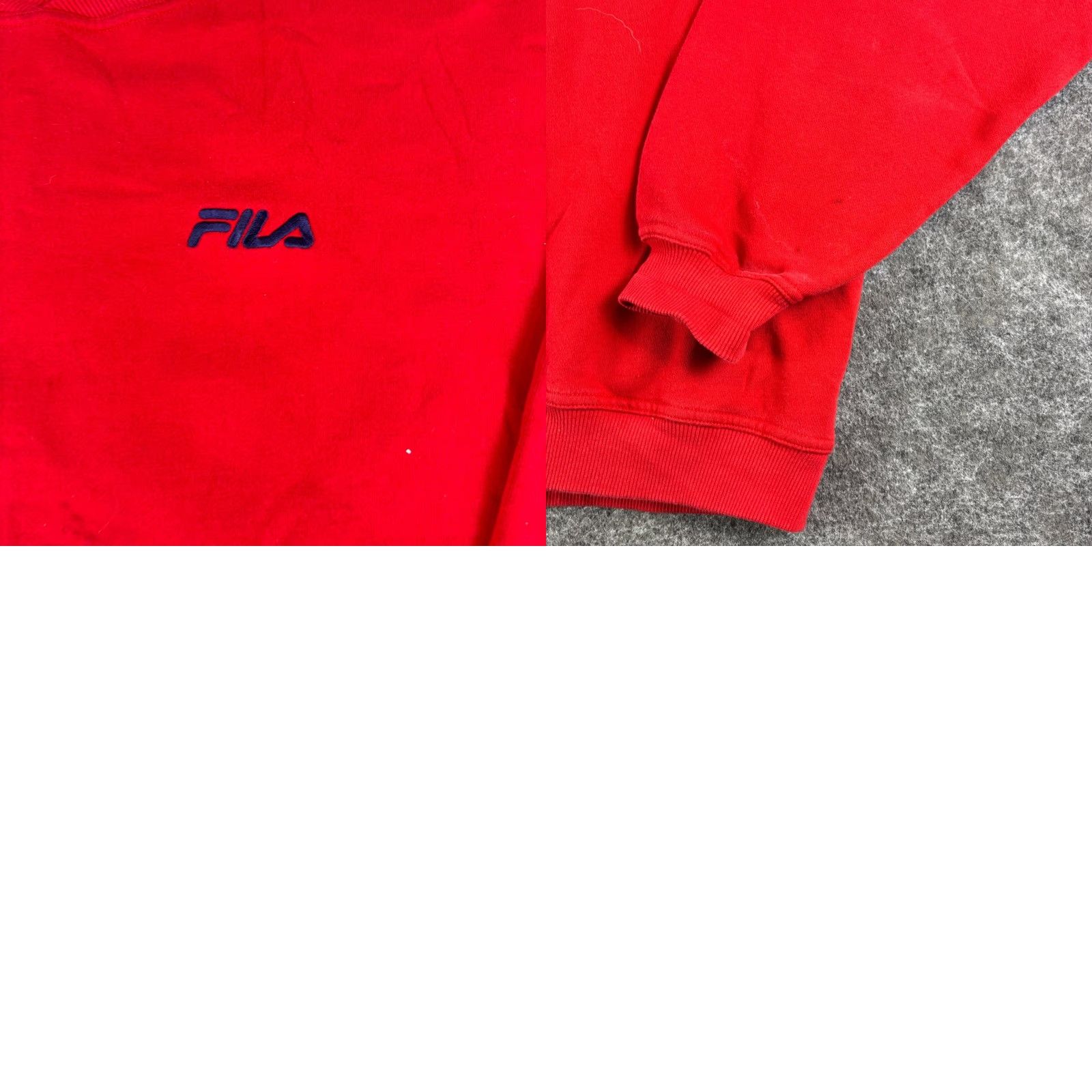 Fila VINTAGE FILA Red Crewneck Sweatshirt Embroidered Logo Size L 90s Unisex Adults Sweatshirt Size US L / EU 52-54 / 3 - 8 Thumbnail
