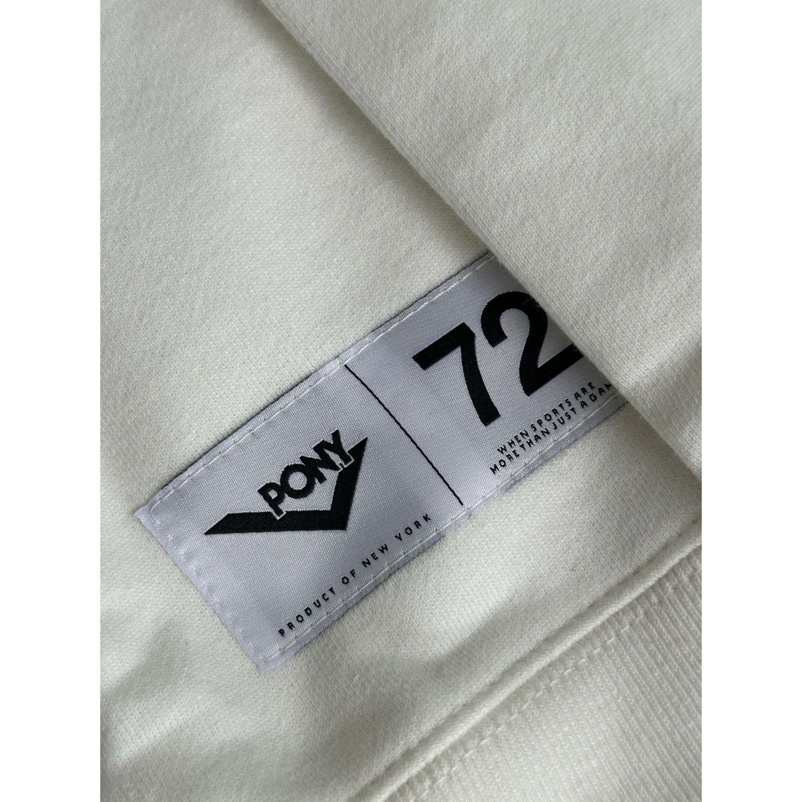 PONY Pony 72 Embroidered White Crewneck - Size M - New Size US M / EU 48-50 / 2 - 4 Thumbnail