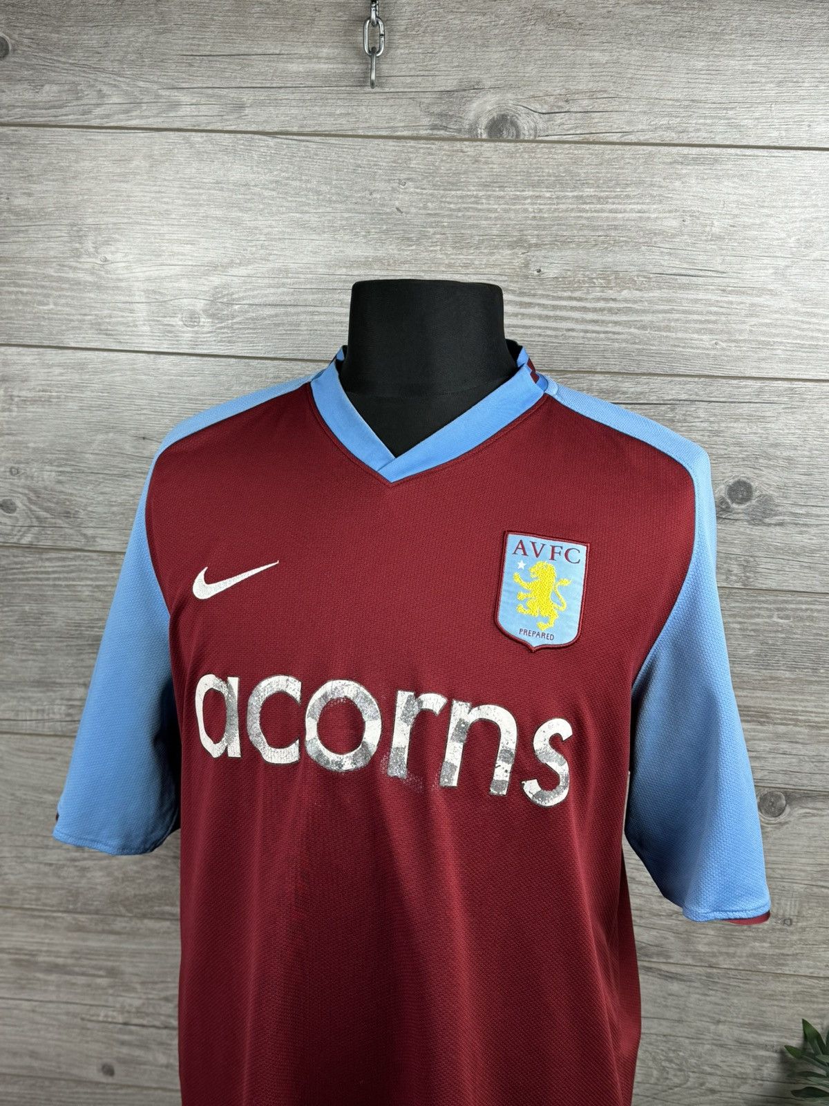 Other ASTON VILLA 2008/2009 HOME FOOTBALL SHIRT NIKE SOCCER JERSEY Size US XXL / EU 58 / 5 - 2 Thumbnail