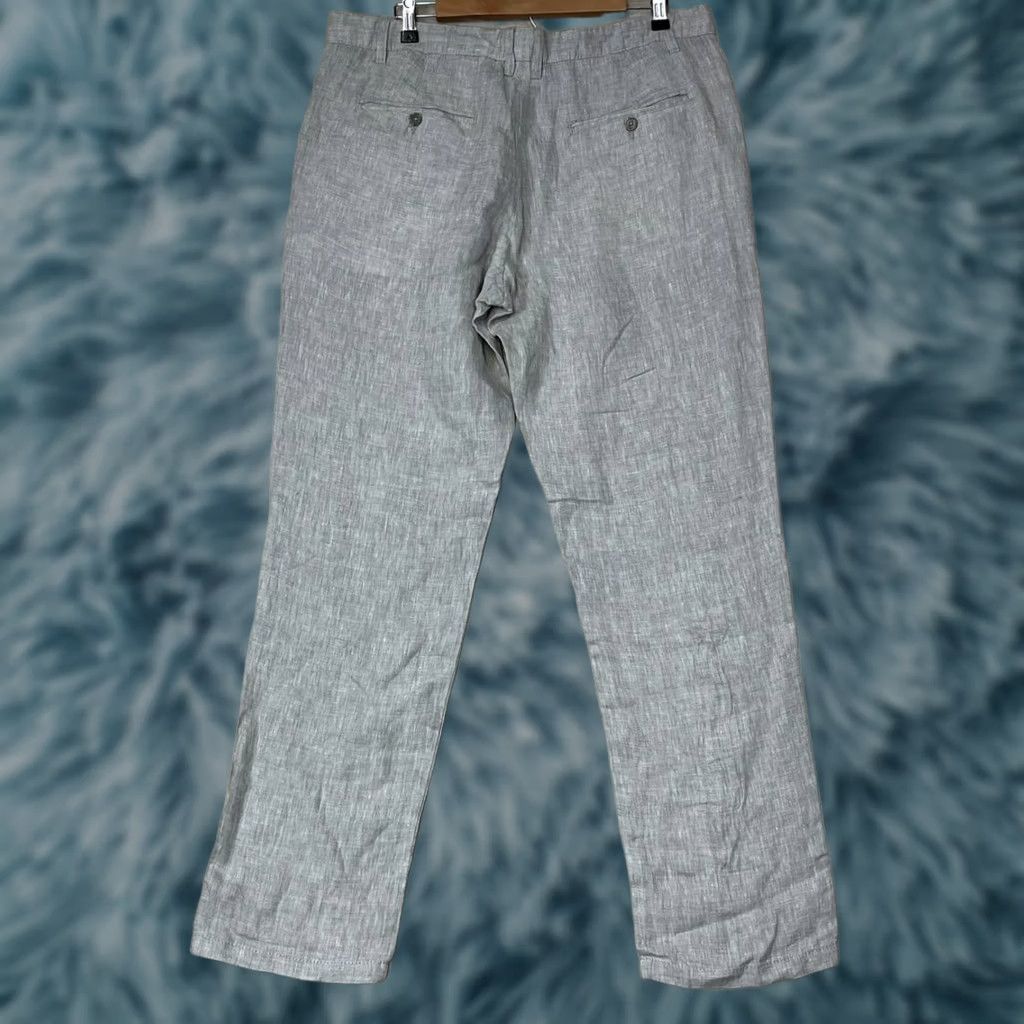 H&M H&M Men Slim Fit 38R Linen Pants Khakis Gray 31in Inseam Size Regular Vintage No Mens Size US 38 / EU 54 - 1 Thumbnail