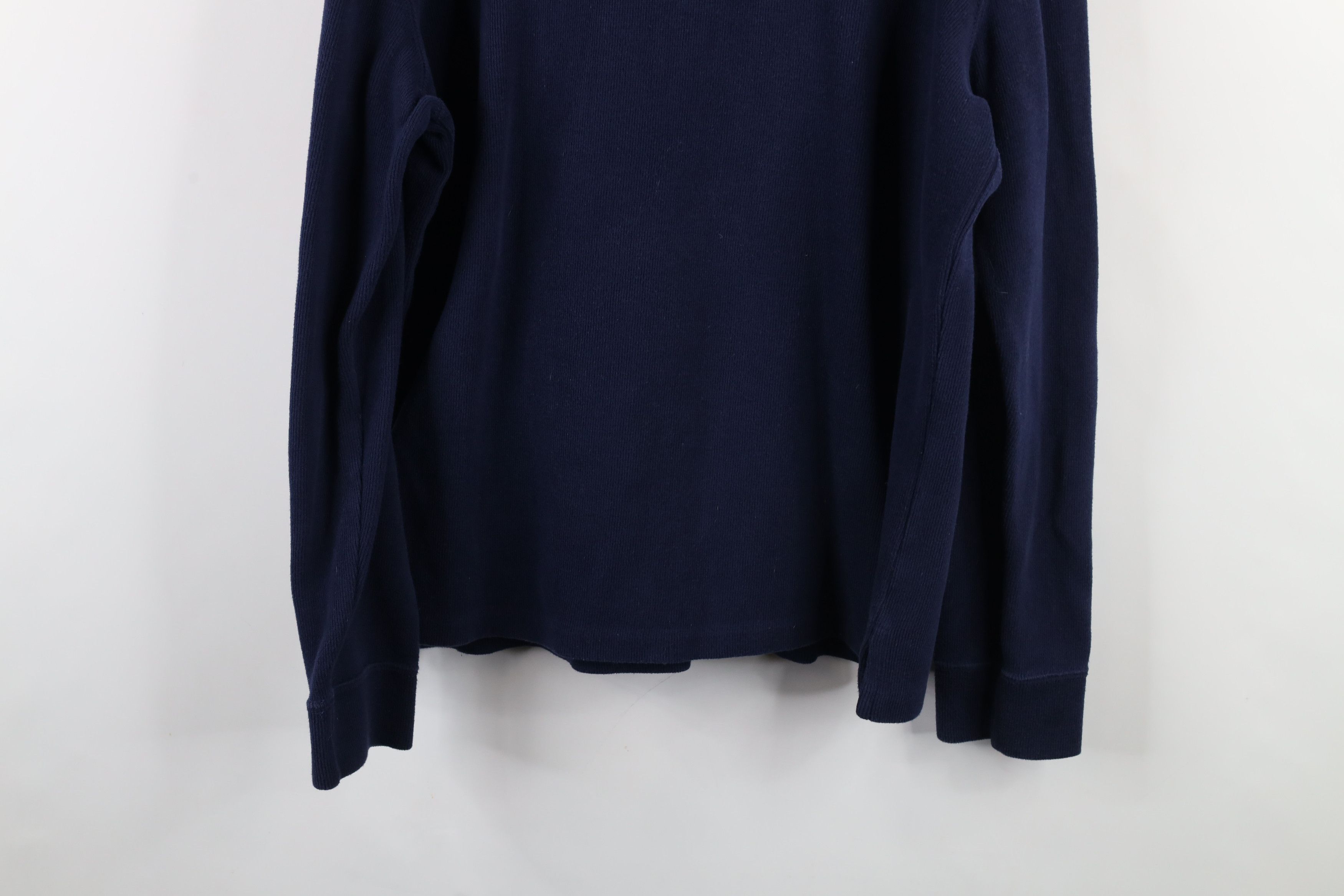 Ralph Lauren × Vintage Vintage 90s Ralph Lauren Cotton Ribbed Knit Half Zip Sweater Size US L / EU 52-54 / 3 - 12 Thumbnail