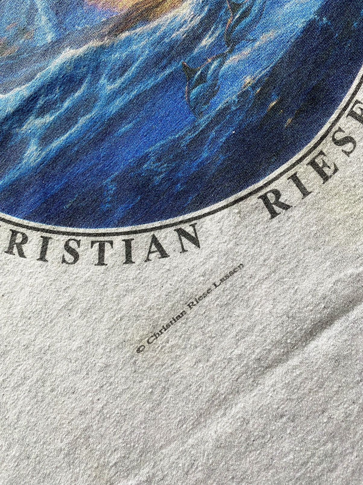 Band Tees × Vintage Rare Vintage Genesis By Christian Riese Lassen tshirt Size US L / EU 52-54 / 3 - 6 Thumbnail
