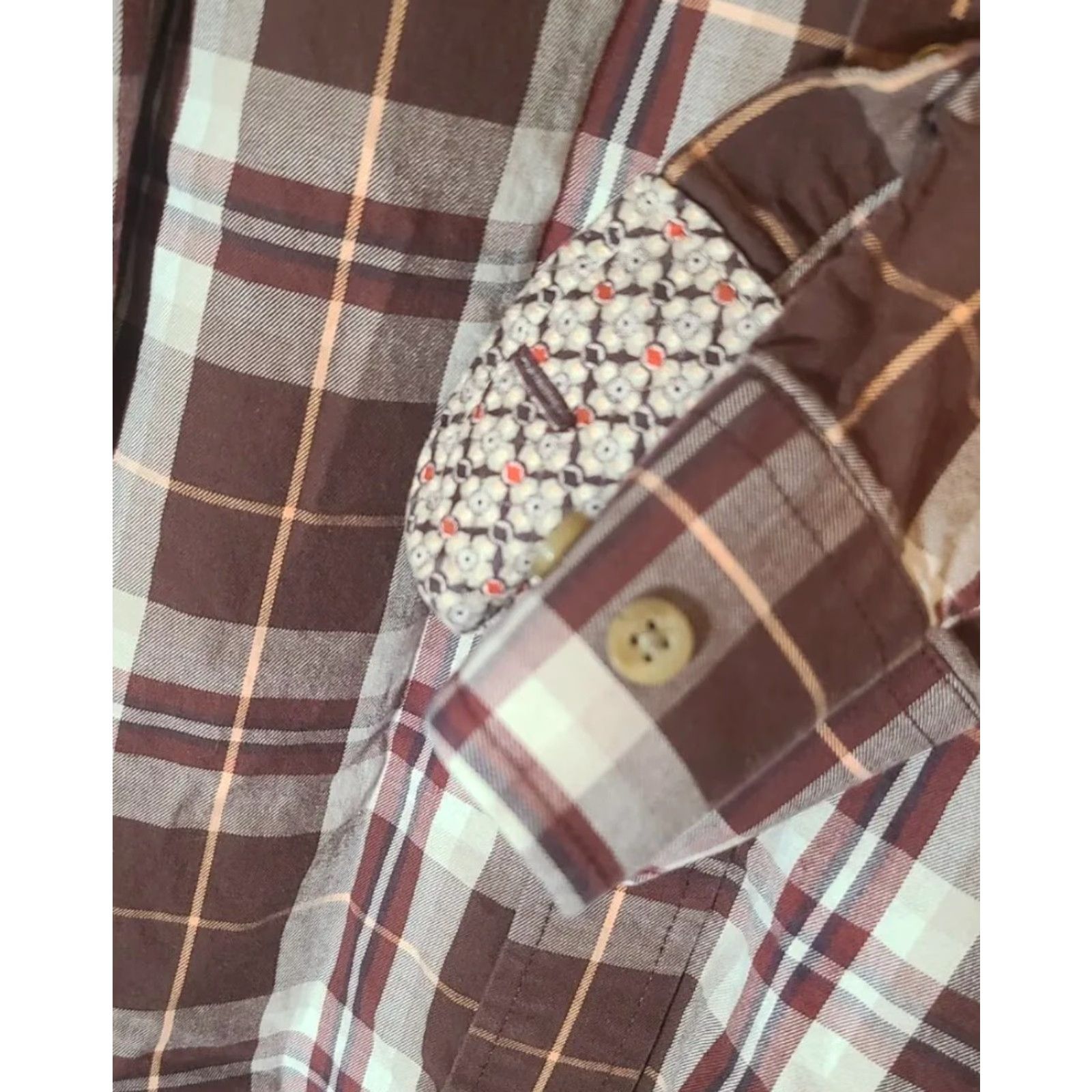 Wrangler VINTAGE Wrangler George Strait Button Up Shirt Large Adult Red Plaid Pocket Mens Size US L / EU 52-54 / 3 - 7 Thumbnail