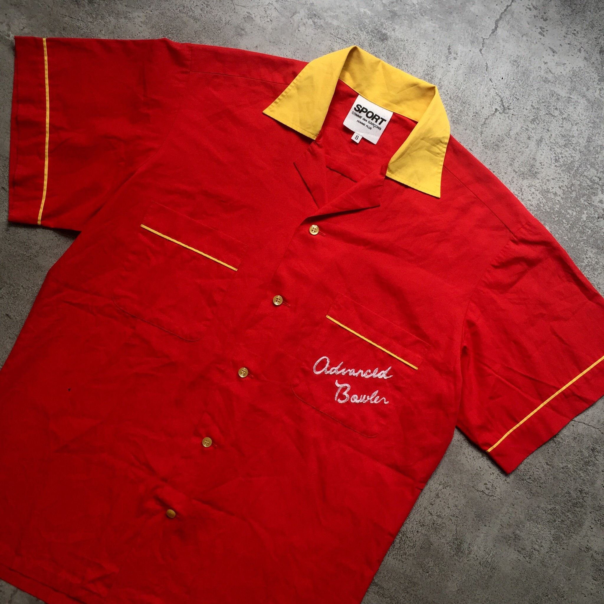 CDG Homme Plus Sport Advance Bowling Shirt