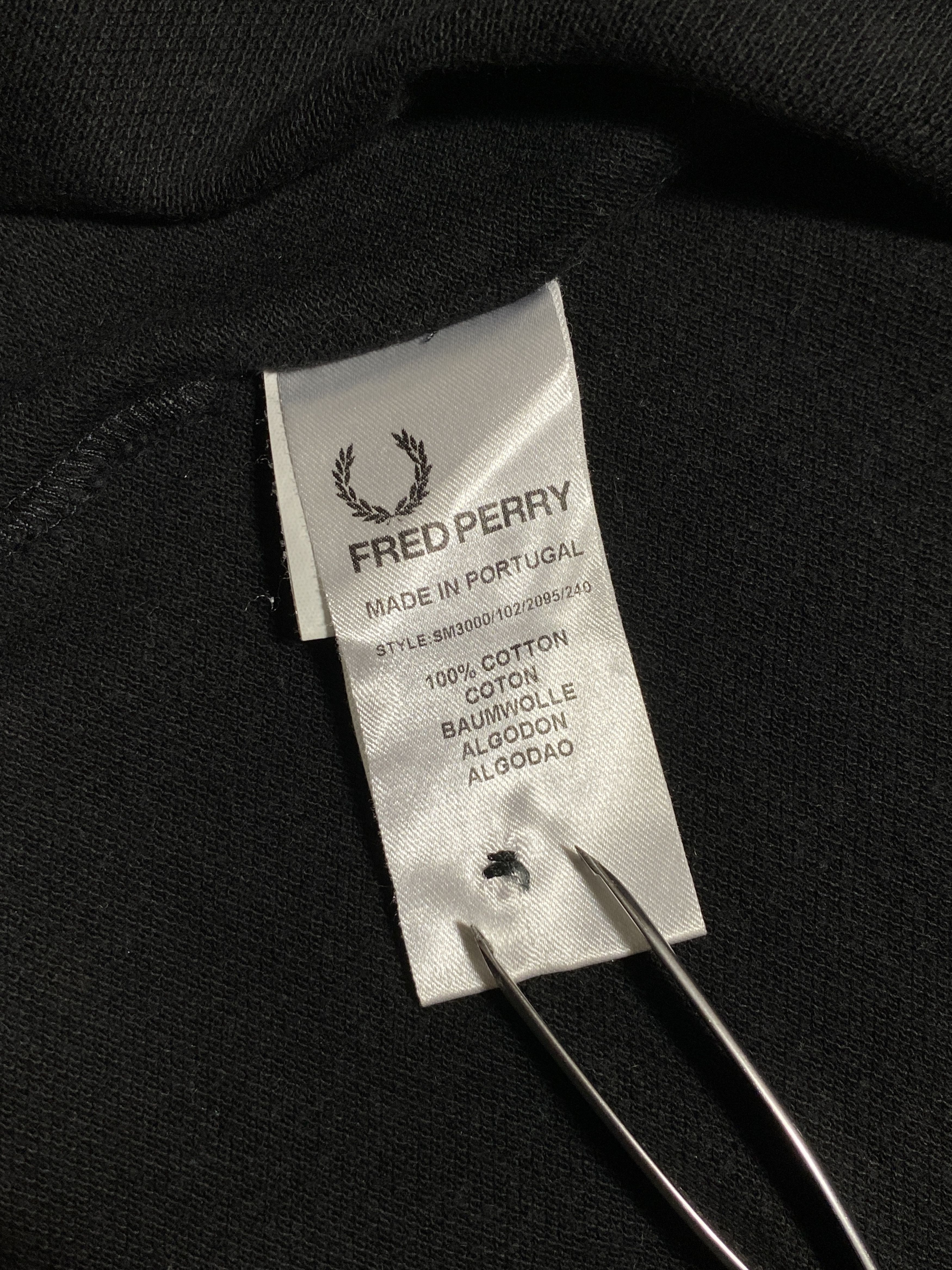 Raf Simons Raf Simons x Fred Perry Black Polo Shirt Embroidered Logo Size US M / EU 48-50 / 2 - 9 Thumbnail