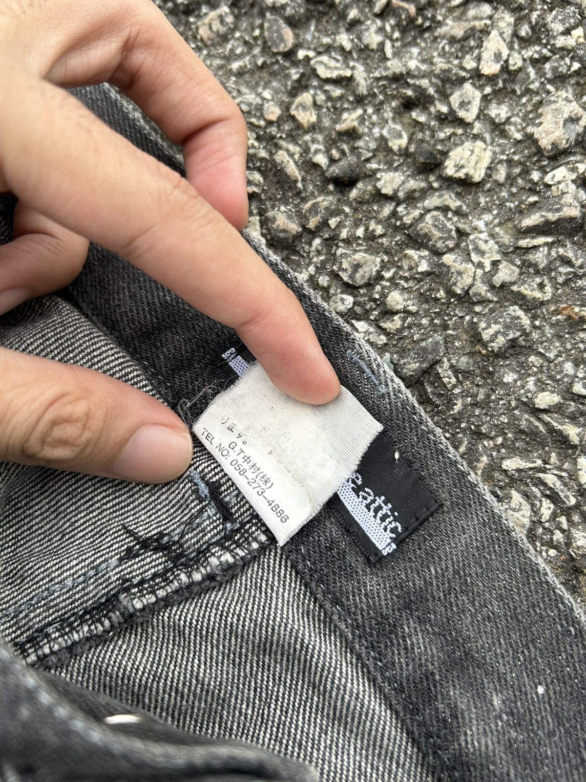 In The Attic in The Attic Poem Denim Junya Watanabe CDG☠️🎌☠️ Size US 32 / EU 48 - 12 Thumbnail