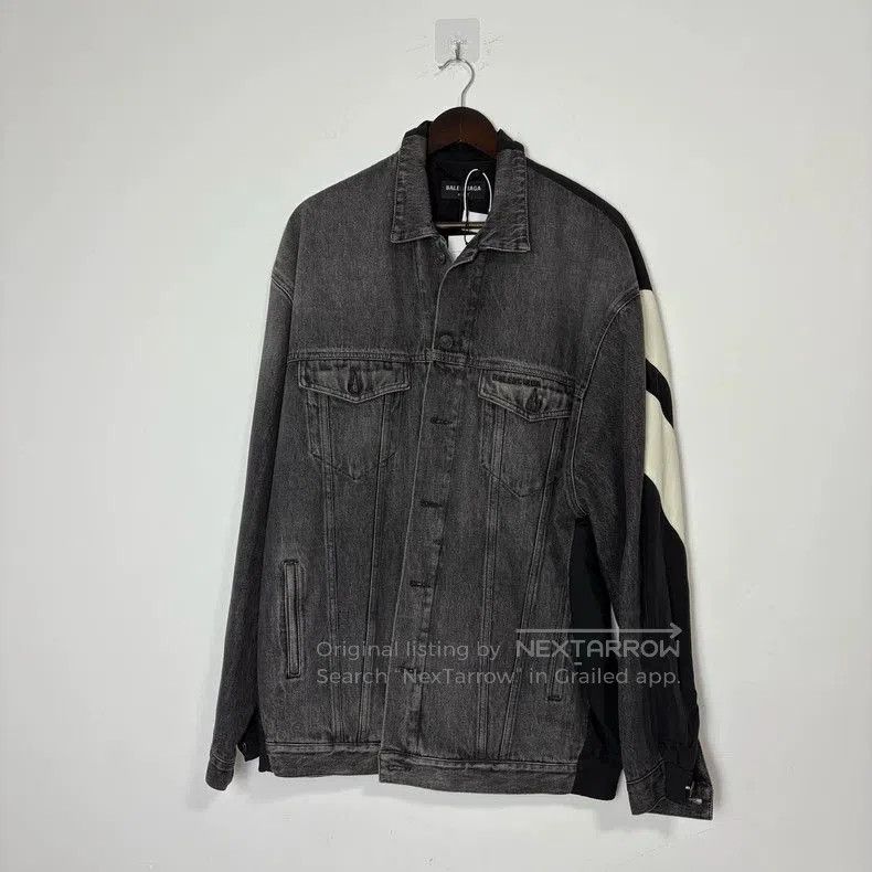 Balenciaga Balenciaga Denim Patchwork Jacket. Size US M / EU 48-50 / 2 - 1 Thumbnail