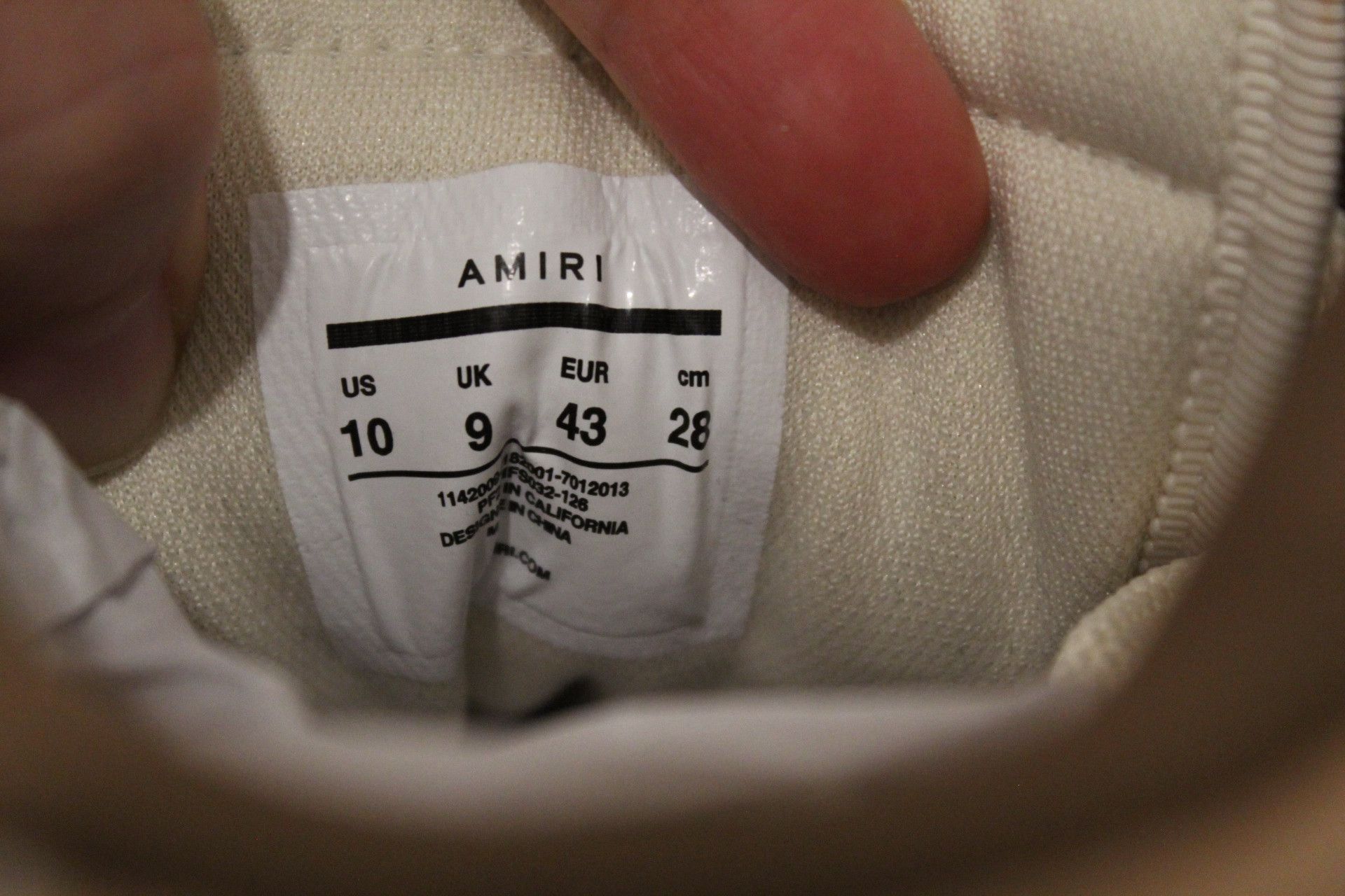 Amiri Amiri Skeleton High Size US 10 / EU 43 - 7 Thumbnail