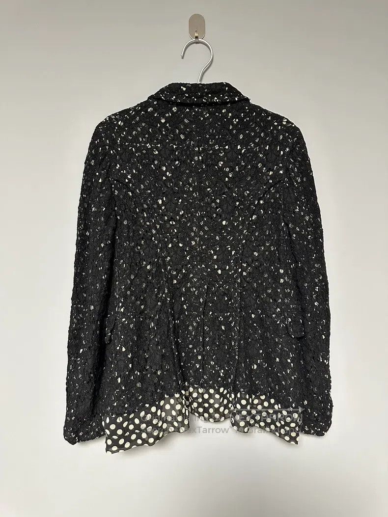 Comme des Garcons Comme Des Garcons Main Line Lace Polka Dot Round Neck Jack Size S / US 4 / IT 40 - 2 Thumbnail