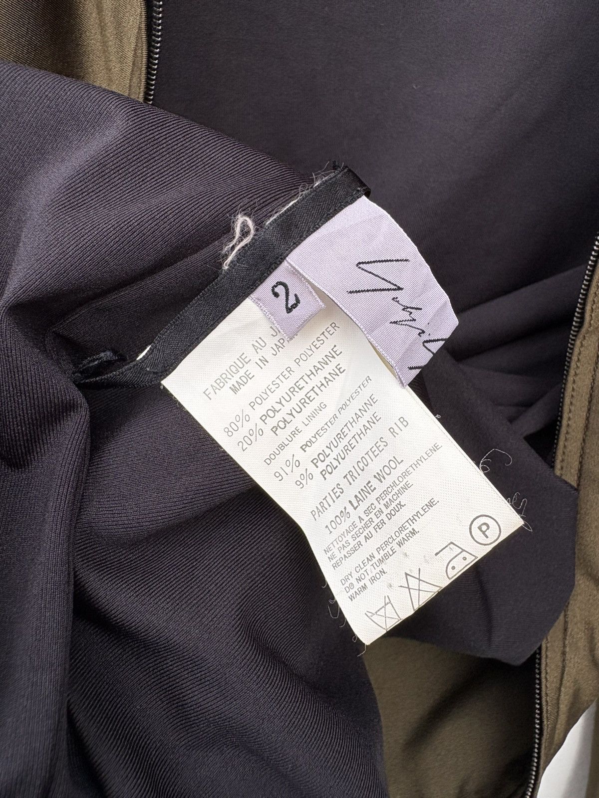 Yohji Yamamoto Yohji Yamamoto Femme Jersey Bomber Sweater Size M / US 6-8 / IT 42-44 - 14 Thumbnail