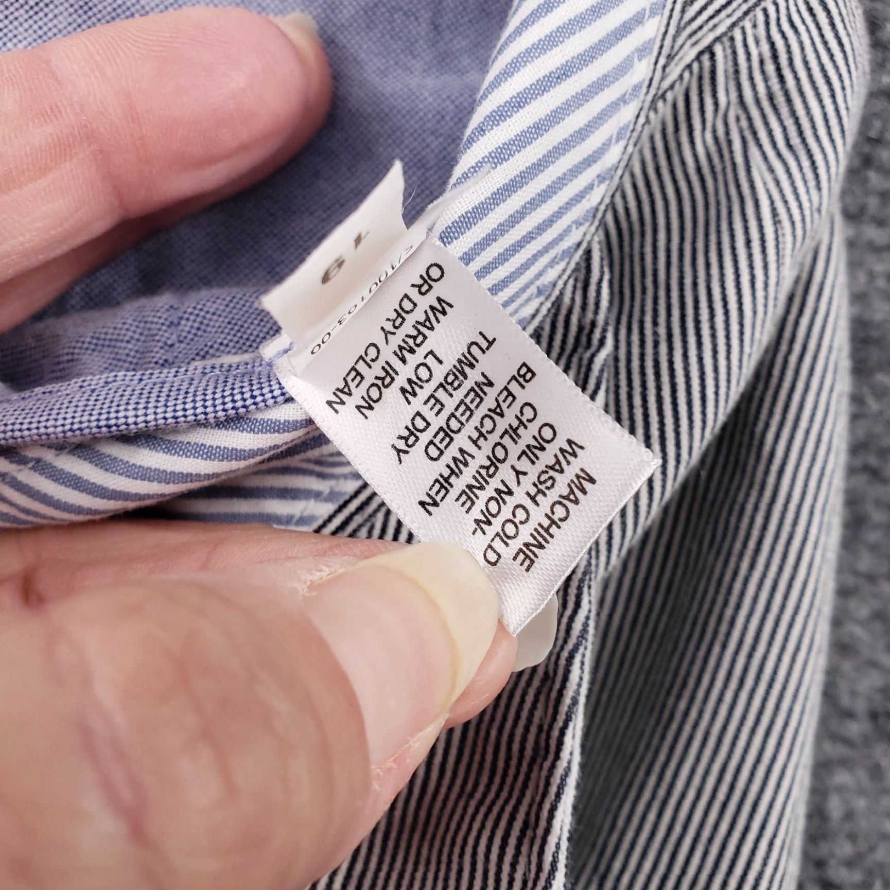 Banana Republic Banana Republic Shorts Mens 28x10 White Striped Chino Flat Front Cotton Casual Shirt Size US 28 / EU 44 - 6 Thumbnail