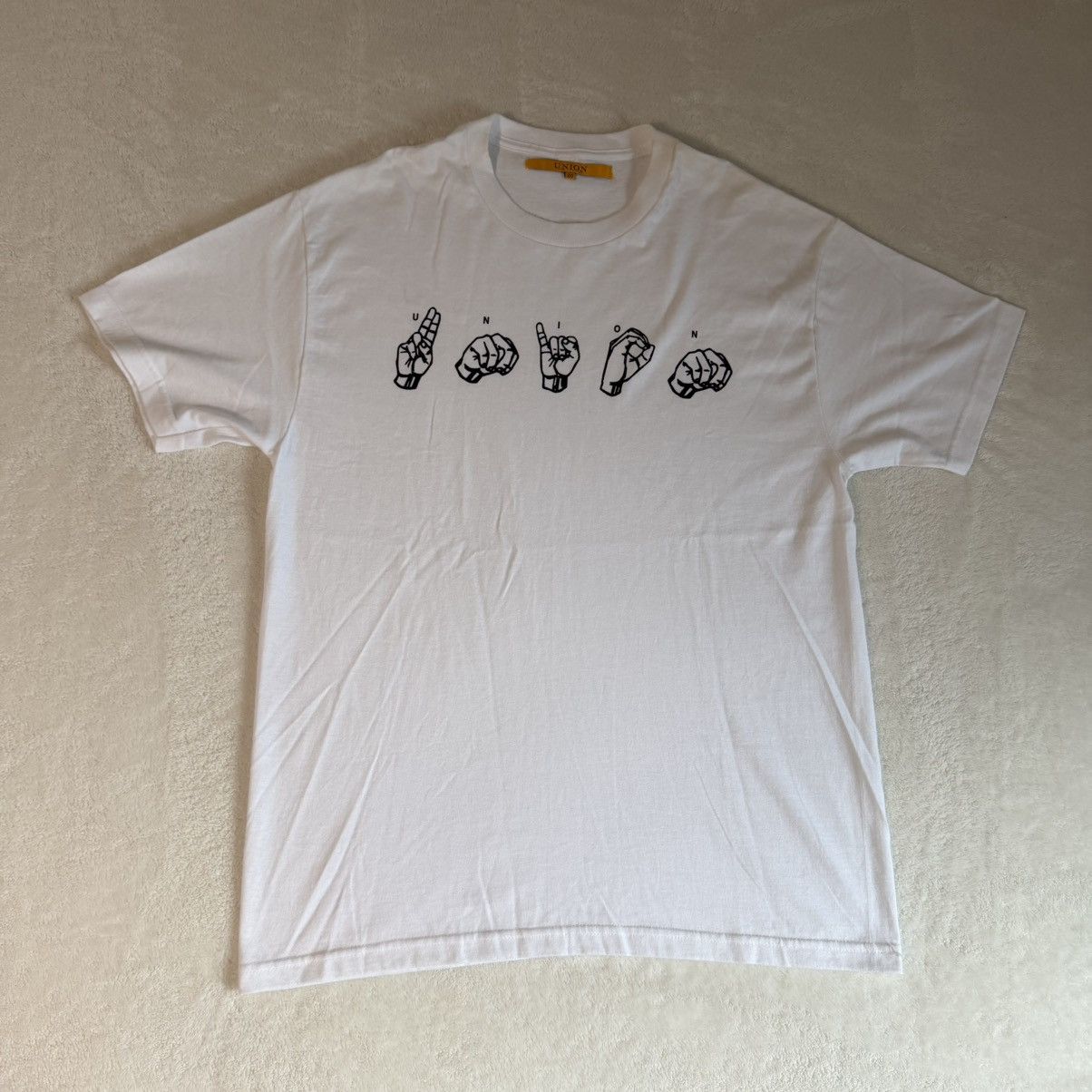 Union LA UNION LA Sign Language T-Shirt White Size US L / EU 52-54 / 3 - 1 Thumbnail