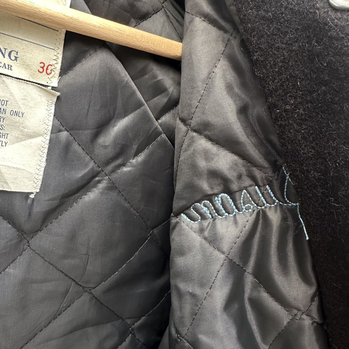 Vintage Vintage Varsity Wool Jacket 80s Size US L / EU 52-54 / 3 - 5 Thumbnail