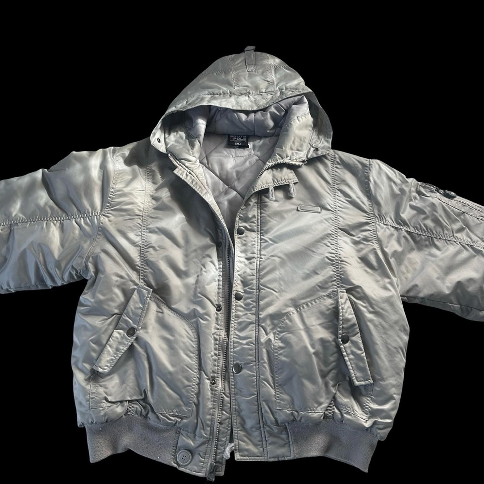 Southpole South Pole Men's Gray Puffer Jacket in XL Size US XL / EU 56 / 4 - 4 Thumbnail