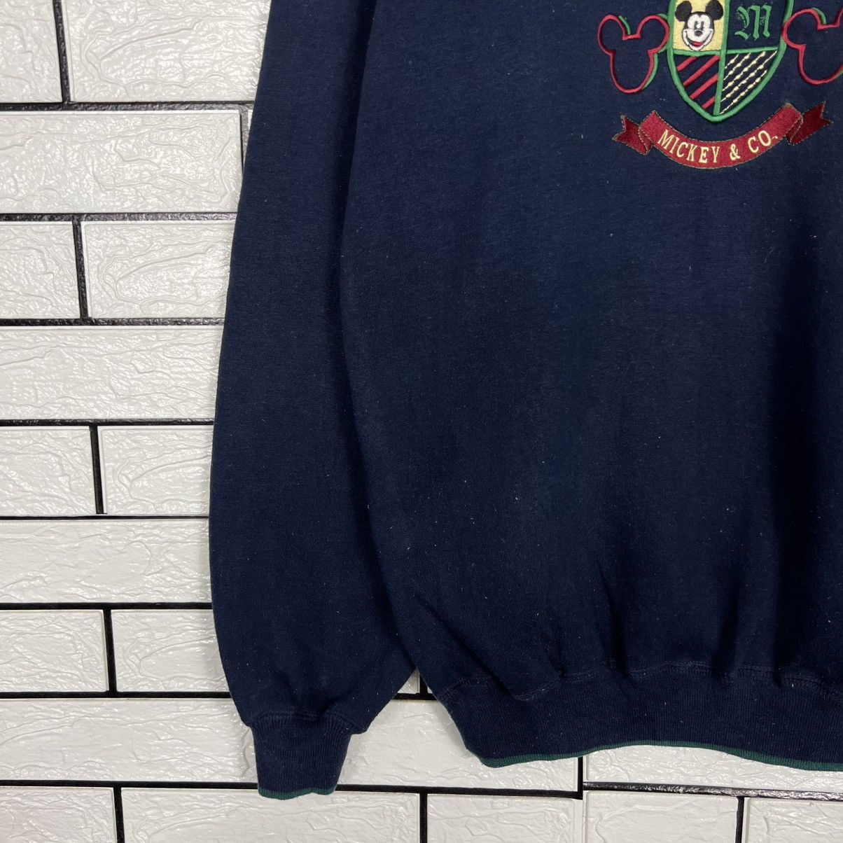 Mickey & Co. Vintage MICKEY & CO. Embroidered Logo Sweatshirt #4071-C185 Size US M / EU 48-50 / 2 - 6 Thumbnail