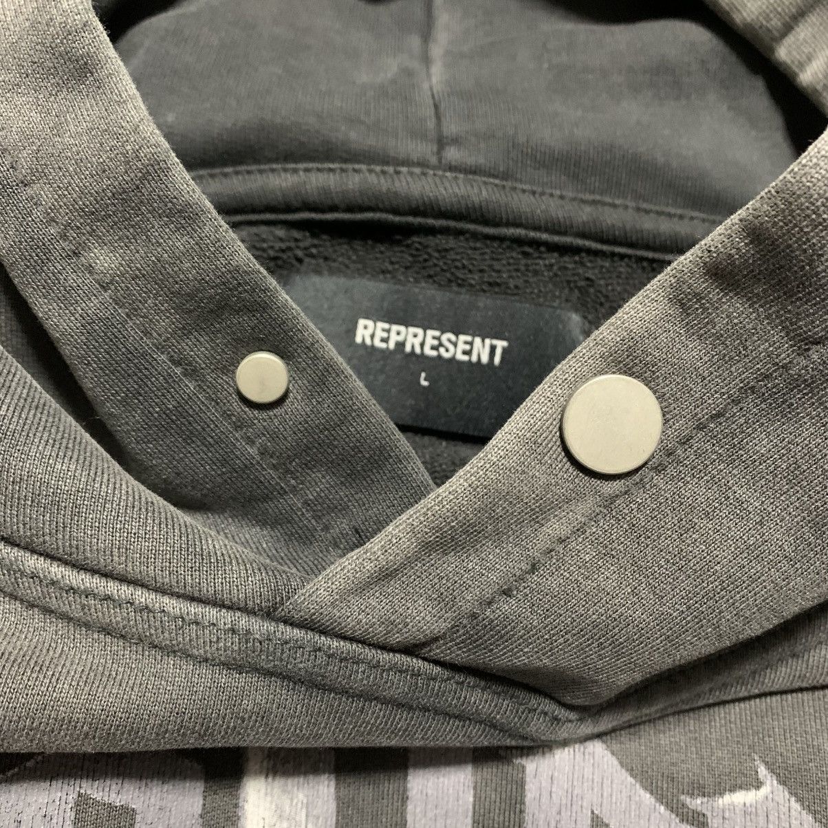 Represent Clo. Represent Large As Good As Dead Vintage Grey Hoodie Snake Size US L / EU 52-54 / 3 - 5 Thumbnail