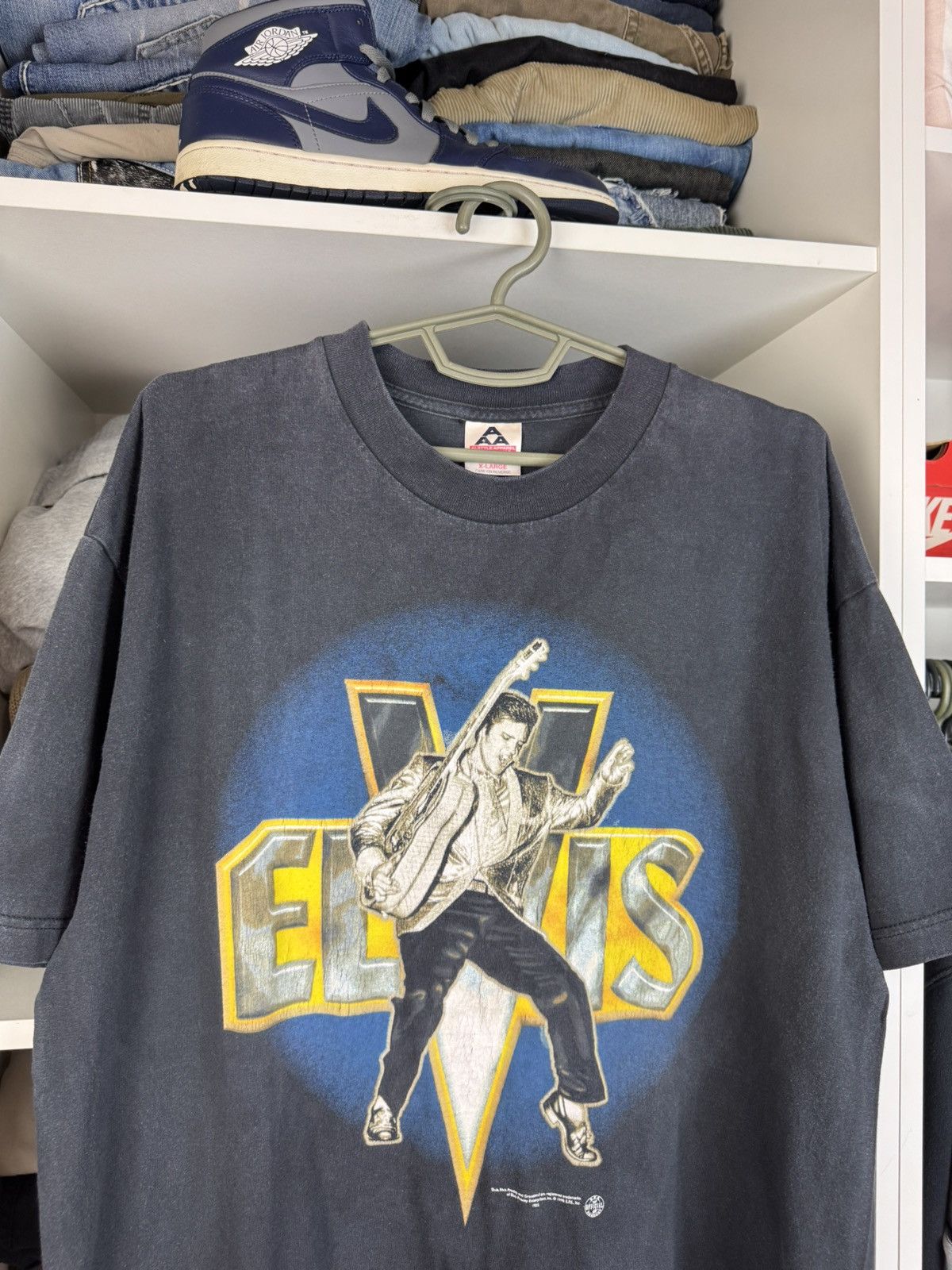 Band Tees Vintage 1998 Elvis Presley The King T-Shirt Size US XL / EU 56 / 4 - 2 Thumbnail