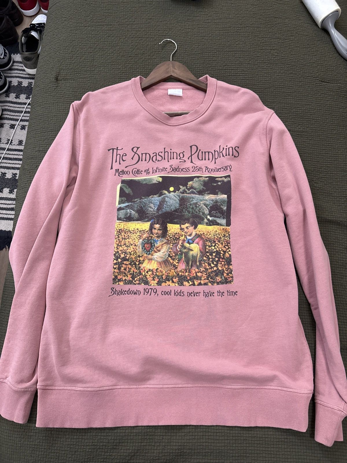 Other The Smashing Pumpkins Mellon collie pink sweater 25 year Size US XL / EU 56 / 4 - 1 Thumbnail