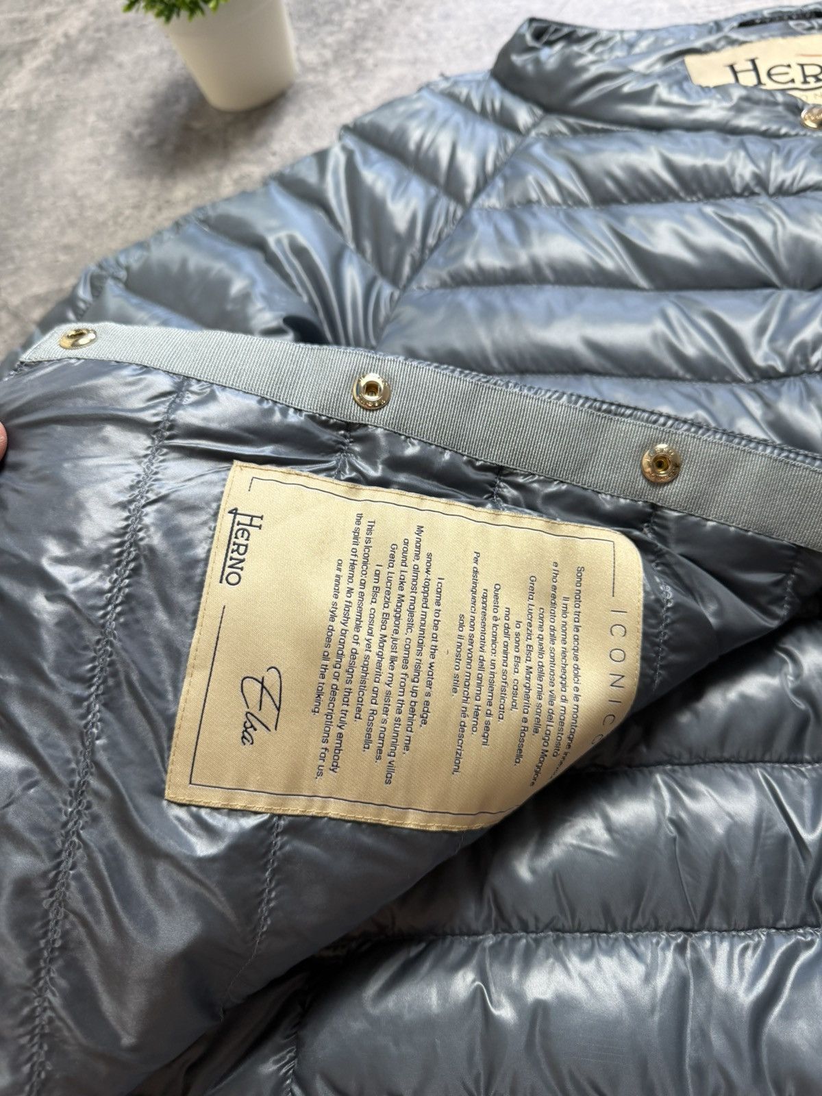 Herno Herno Iconico Elsa Light Down Puffer Padded Jacket Size XL / US 12-14 / IT 48-50 - 7 Thumbnail