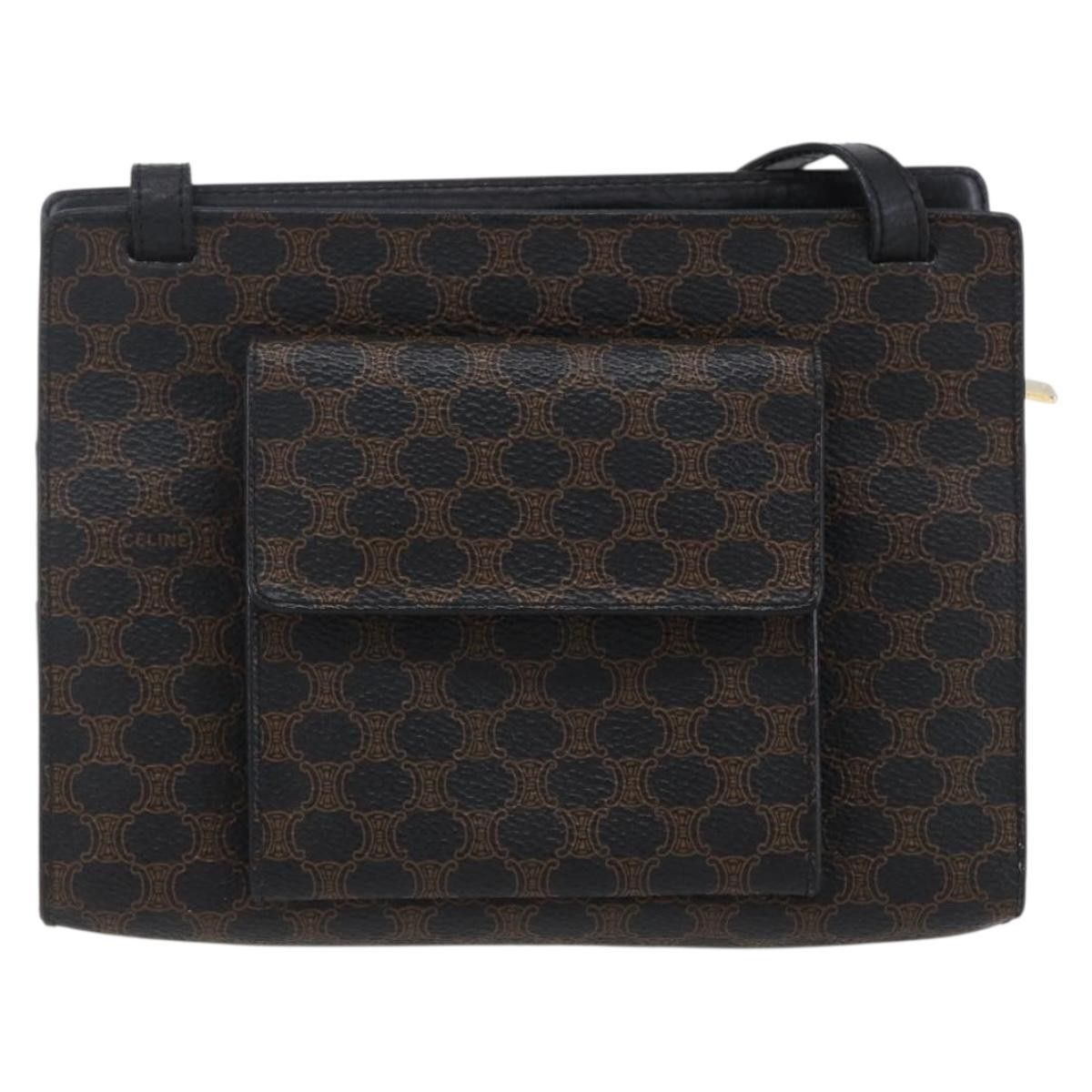 Celine Celine Vintage Macadam Shoulder Bag Canvas Size ONE SIZE - 1 Thumbnail