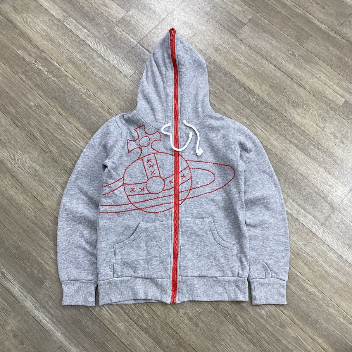 Vivienne Westwood anglomania ジップ スウェット Vivienne Westwood Anglomania Orb Patch Zip Up Hoody Light