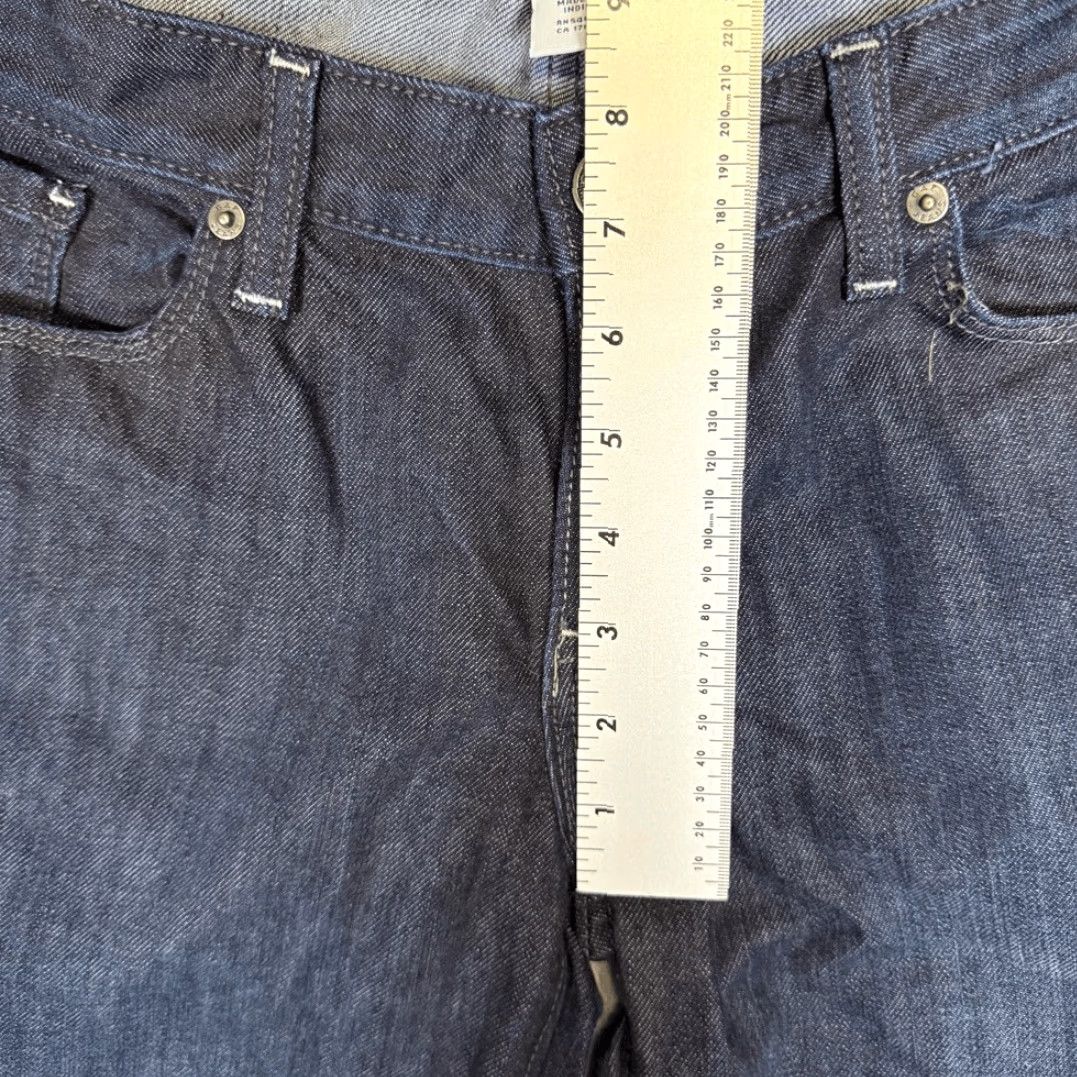 Gap GAP Jeans Flared Dark Wash Womens 10 Regular Hippie Retro Festival Blue Size 32" / US 10 / IT 46 - 4 Thumbnail