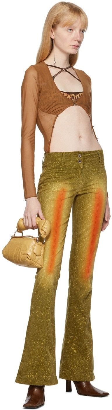 KNWLS Charlotte Knowles Harley Sunburst Jeans Size 26" / US 2 / IT 38 - 3 Thumbnail