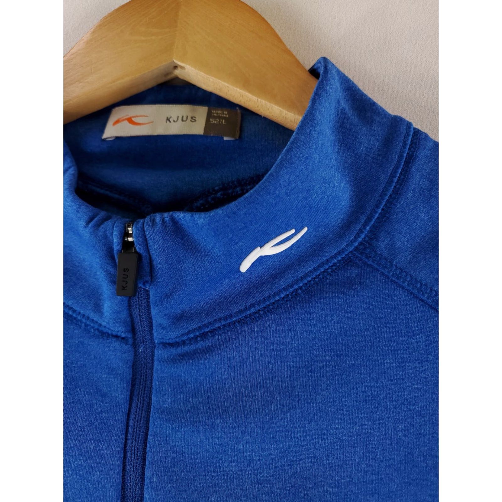 KJUS Kjus Keano 1/2 Zip 1/4 Zip Long Sleeve Pullover Shirt Performance Blue Mens L Size US L / EU 52-54 / 3 - 2 Thumbnail