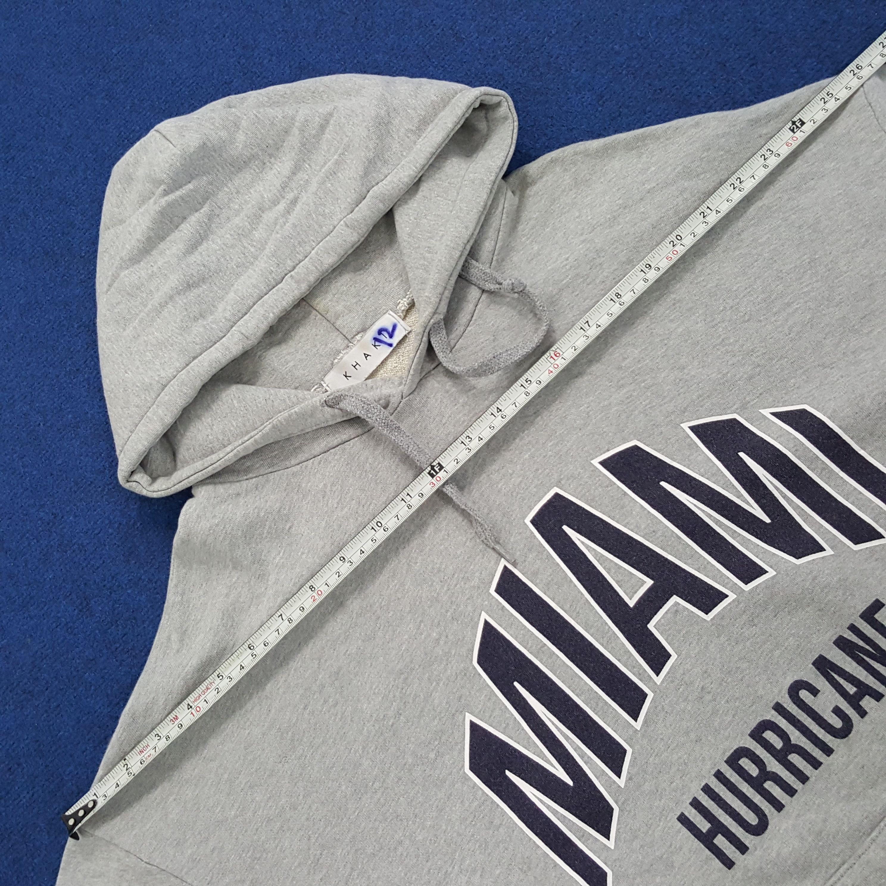 NFL × Vintage Vintage NFL MIAMI Hurricanes American Football Team Hoodie Size US XL / EU 56 / 4 - 10 Thumbnail