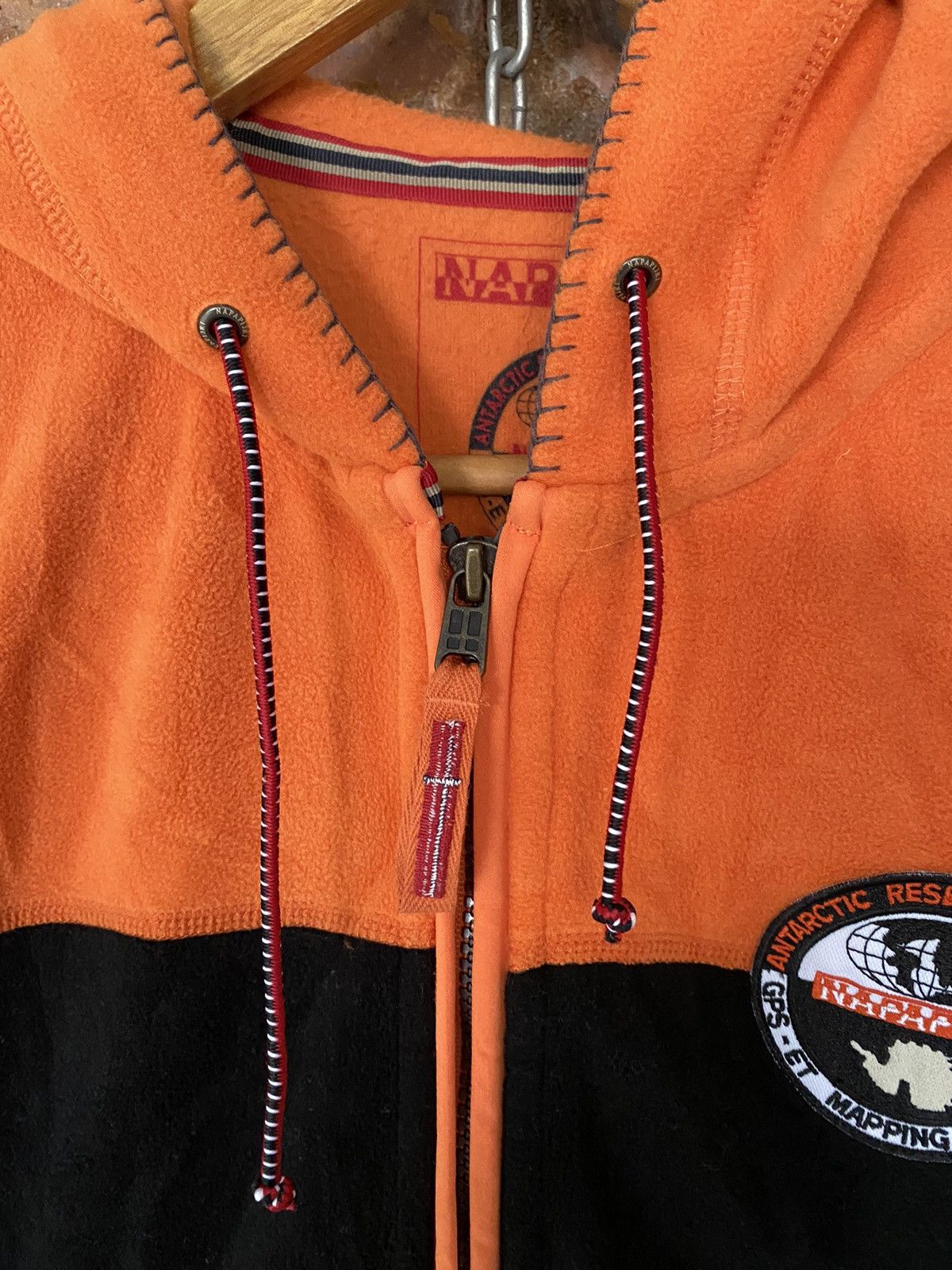 Napapijri Vtg Napapijri Fleece Color Block Big logo Size US S / EU 44-46 / 1 - 6 Thumbnail