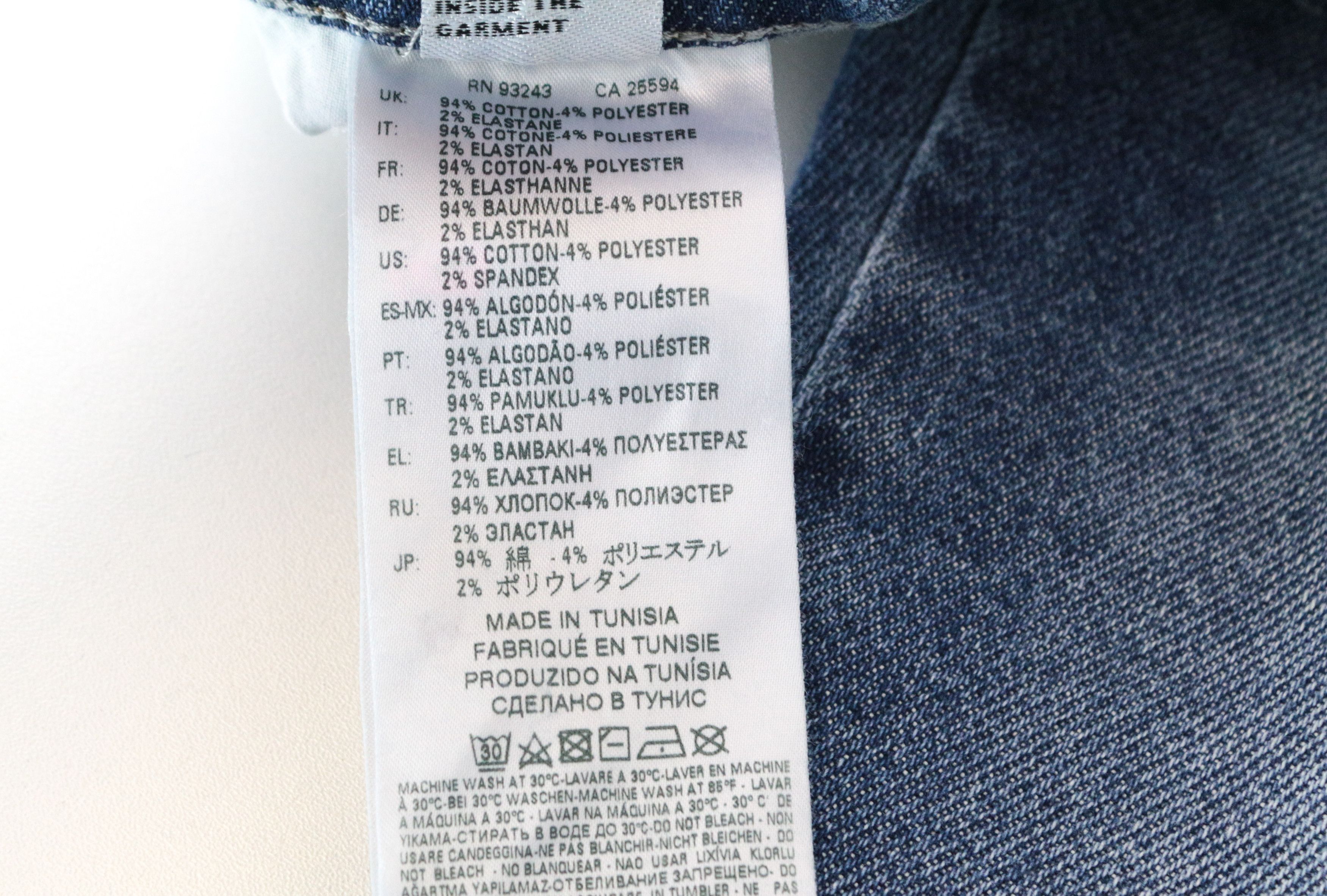 Diesel BABHILA 084PR W25/L32 Blue Stretch Jeans 63705 Size 25" / US 0 / IT 36 - 4 Thumbnail