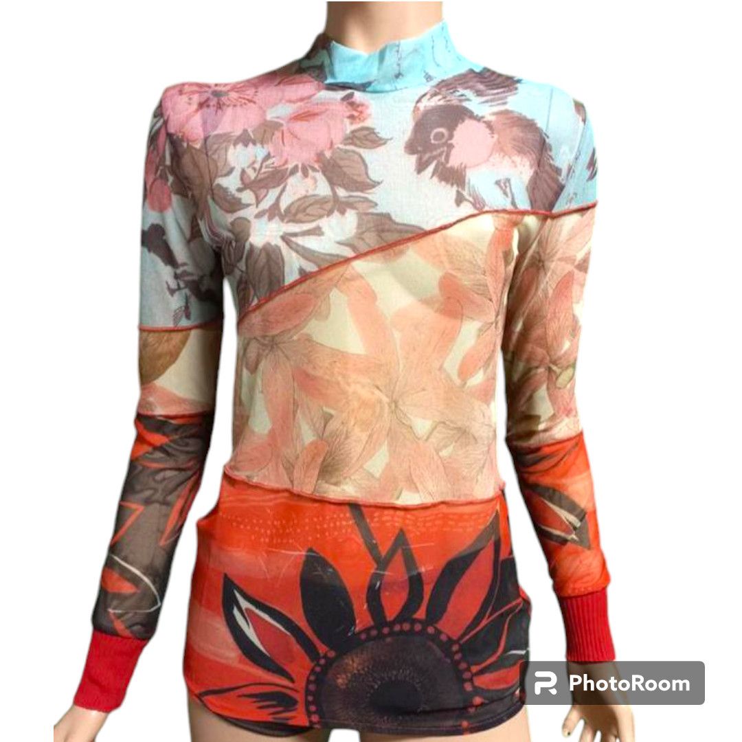 Desigual MESH LONGSLEEVE sz M Size M / US 6-8 / IT 42-44 - 1 Preview