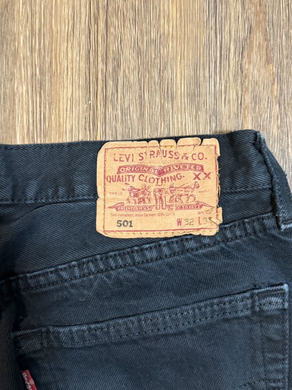 Levi's Vintage Clothing Vintage black 501 Levis Size US 30 / EU 46 - 5 Thumbnail