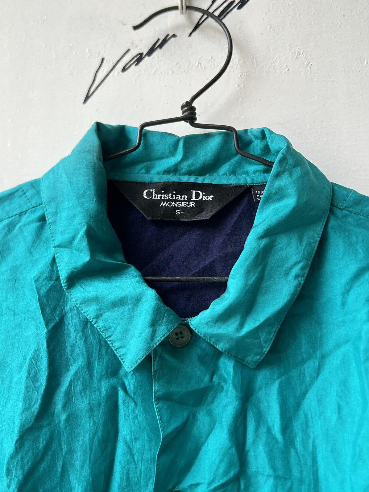 Christian Dior Monsieur Christian Dior Monsieur Green Shirt Size US L / EU 52-54 / 3 - 5 Thumbnail