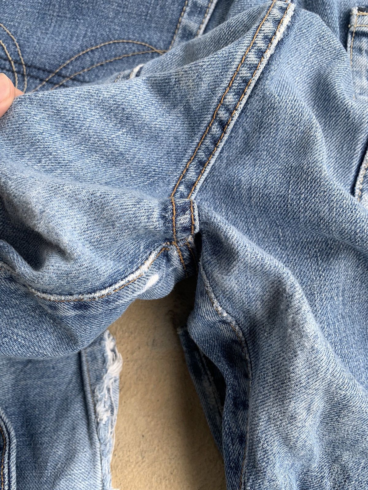 Japanese Brand × Vintage GO GETTER SELVEDGE DISTRESSED DENIM Size US 31 - 10 Thumbnail