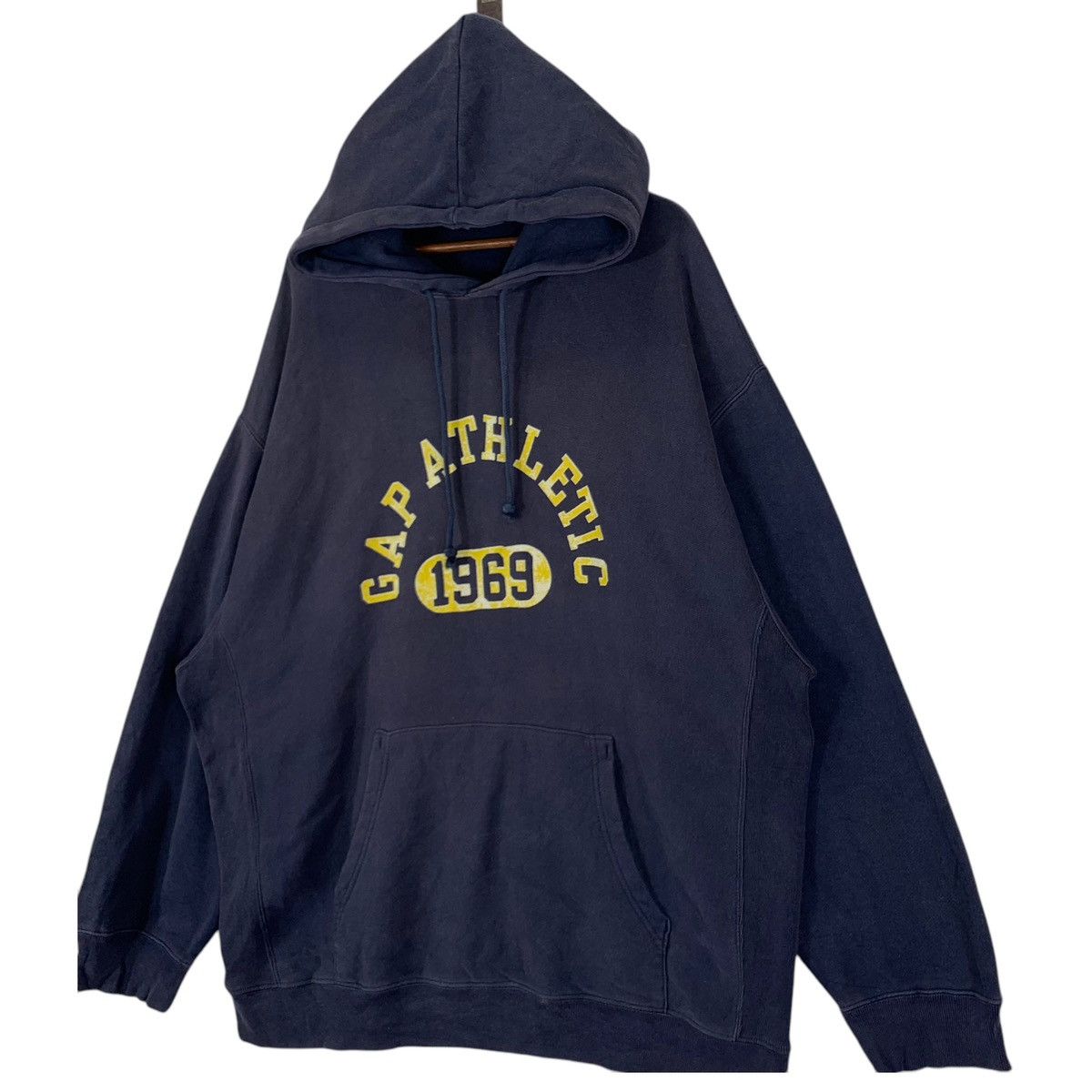 Gap × Vintage VINTAGE GAP ATHLETIC HOODIE SWEATER Size US XL / EU 56 / 4 - 3 Thumbnail