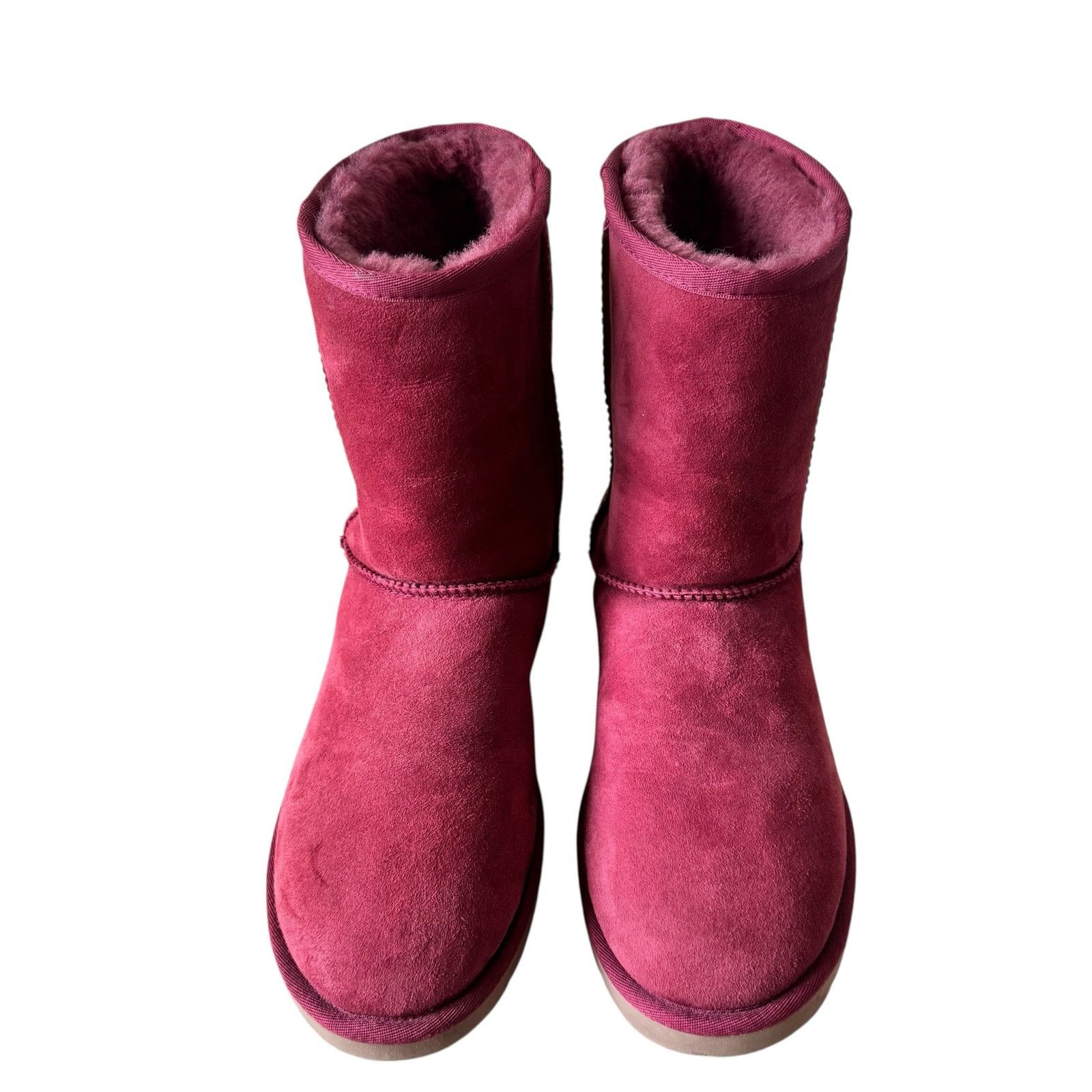Ugg UGG Classic Short II Winter Boot Red and Pink Women's Size US 10 / IT 40 - 2 Thumbnail